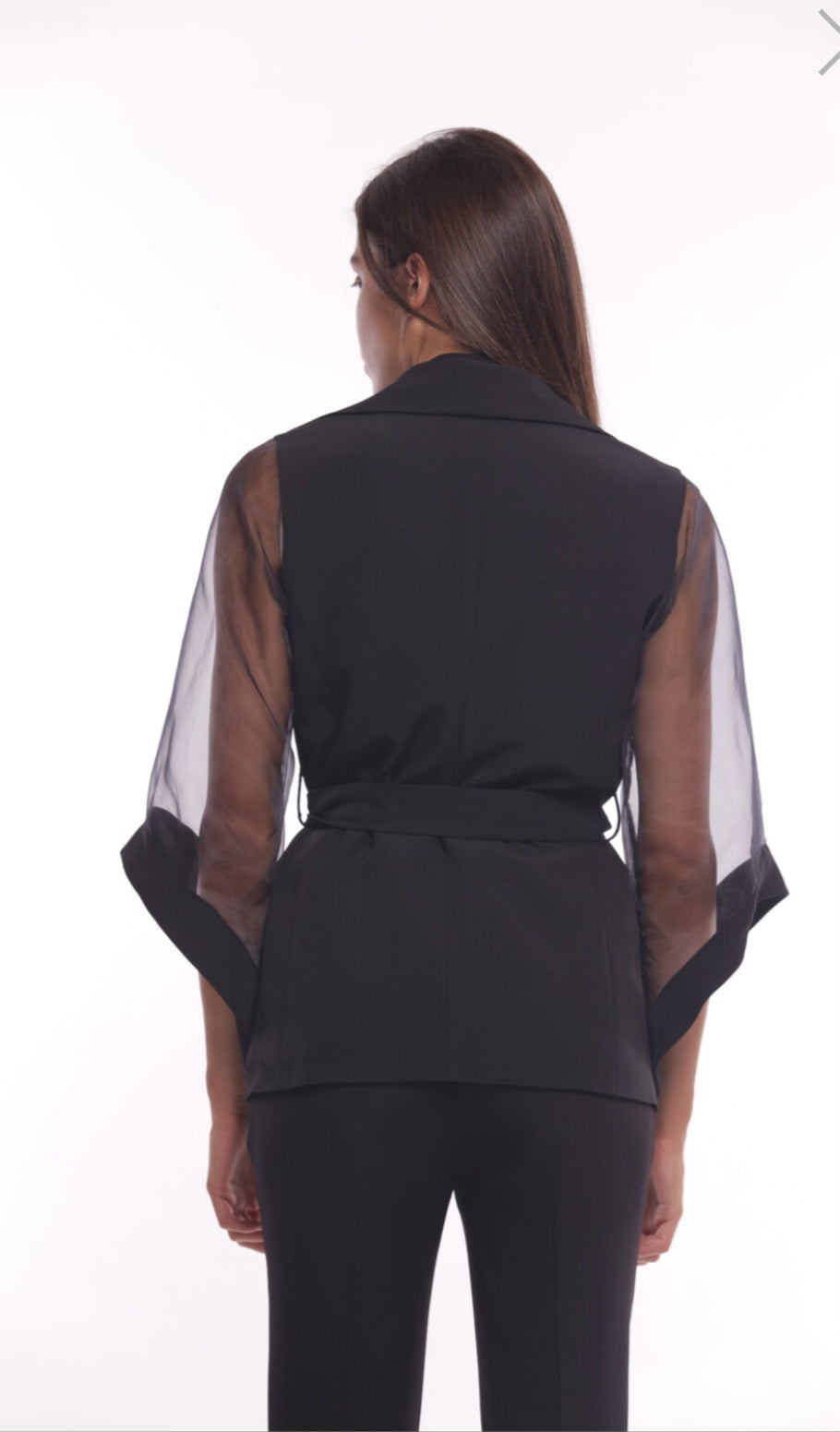 Giacca maniche organza