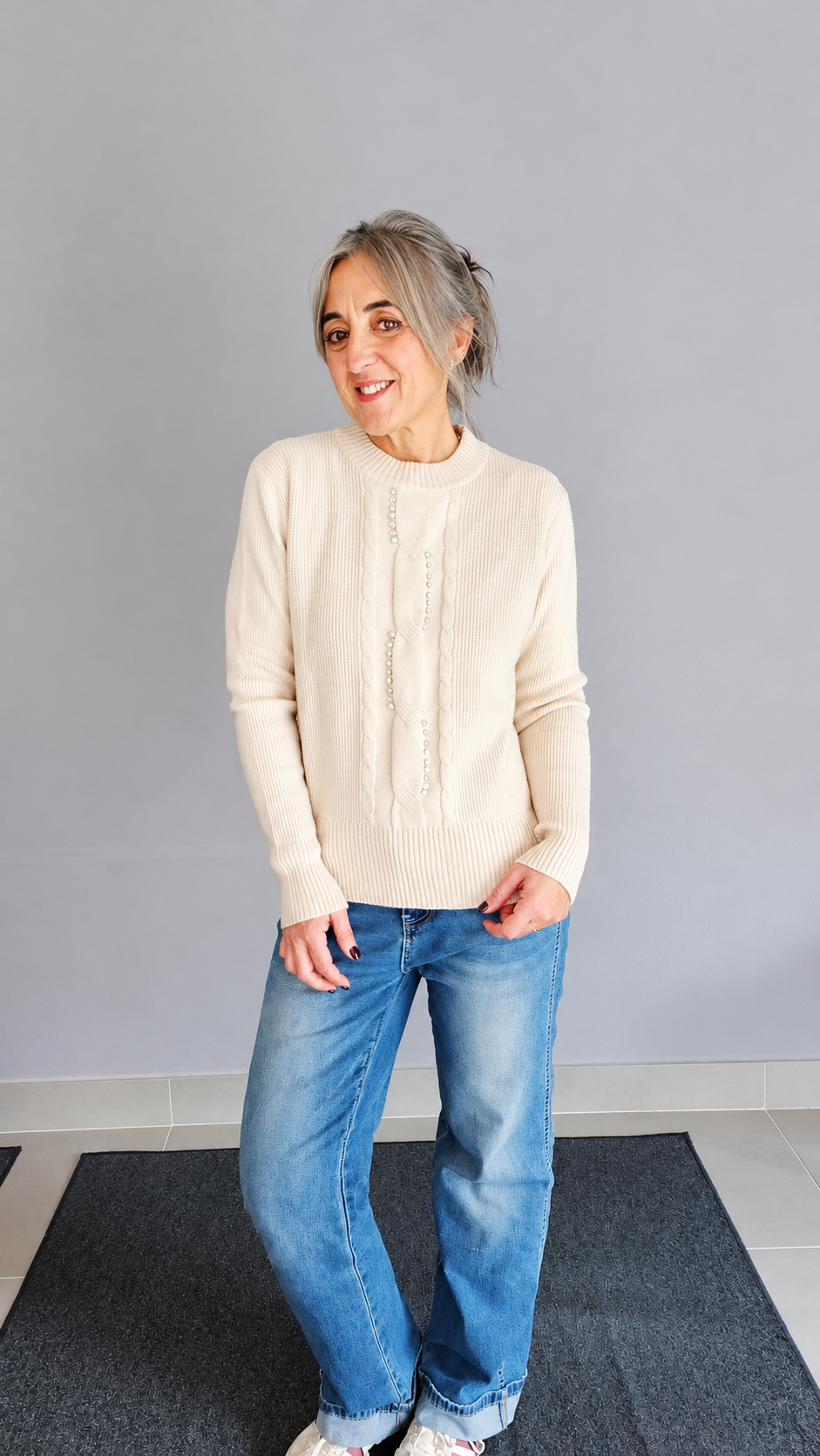 MAGLIA DETTAGLI STRASS