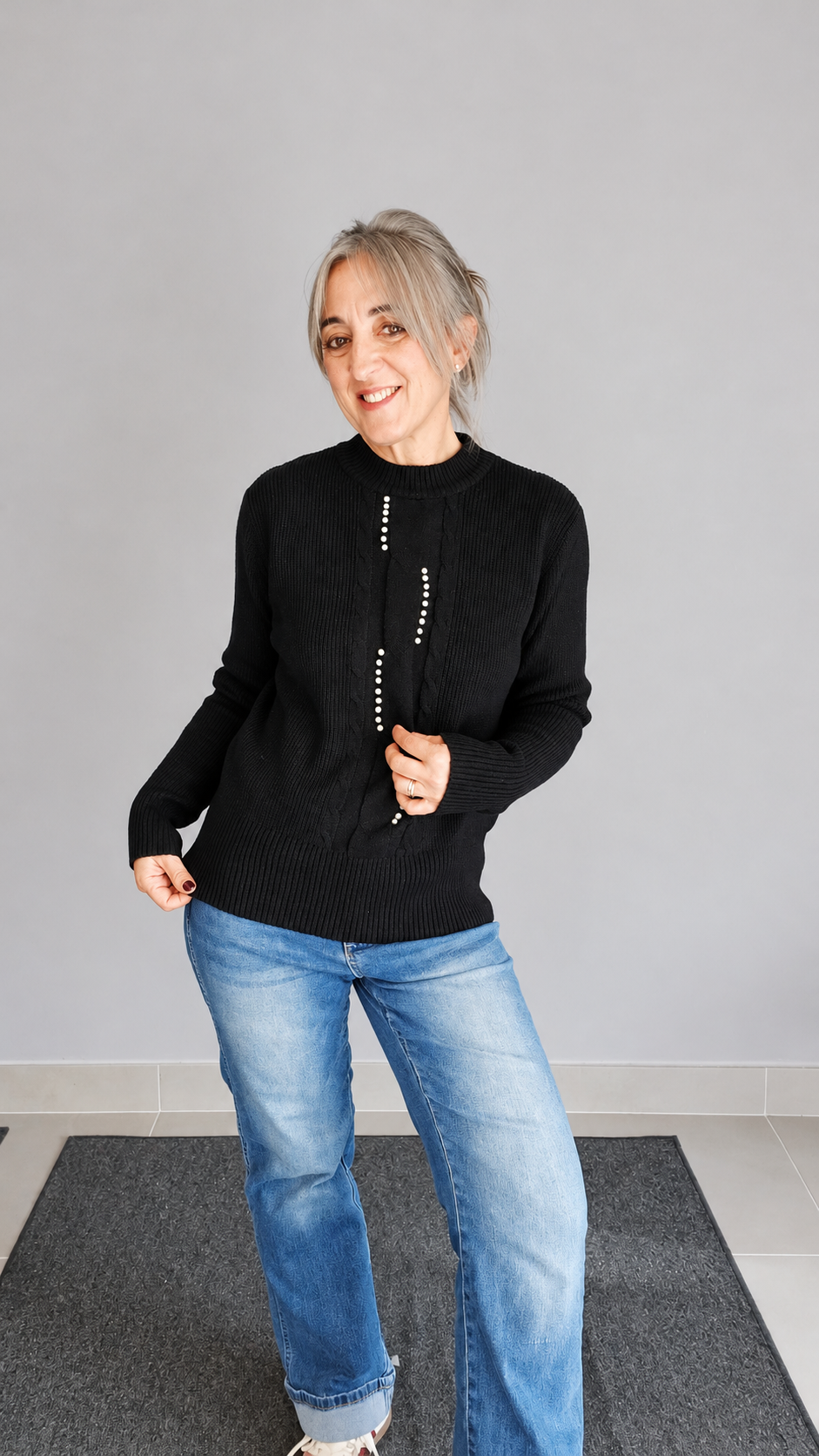 MAGLIA DETTAGLI STRASS