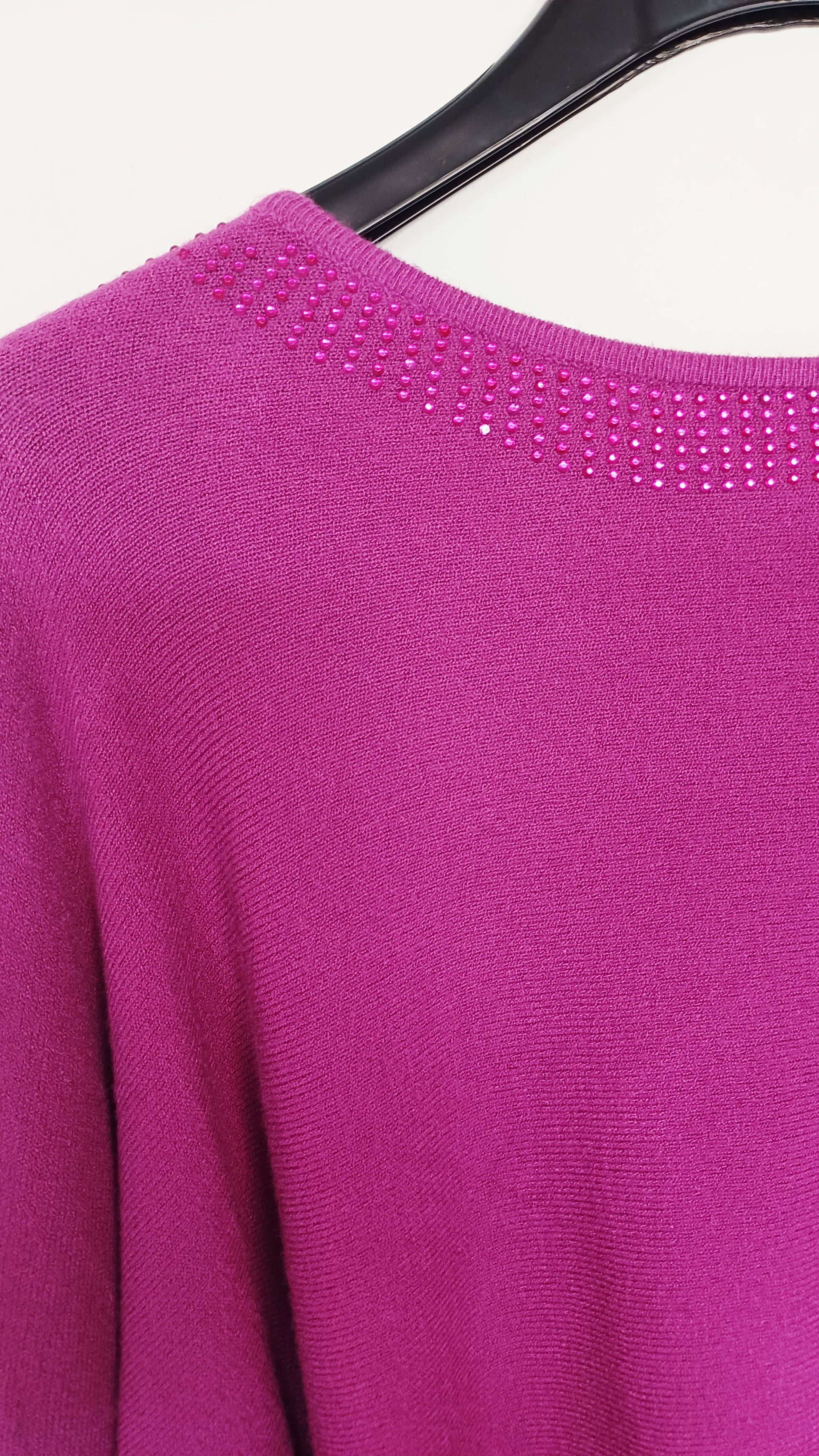 MAXI MAGLIA CON STRASS