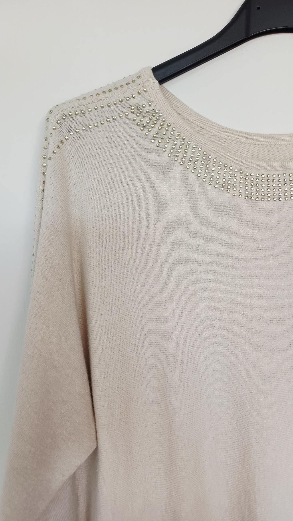 MAXI MAGLIA CON STRASS