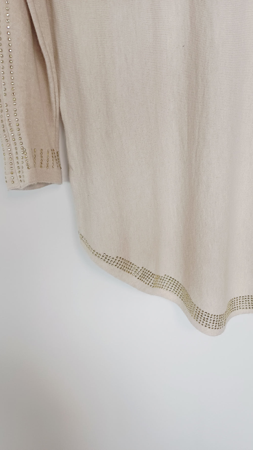 MAXI MAGLIA CON STRASS