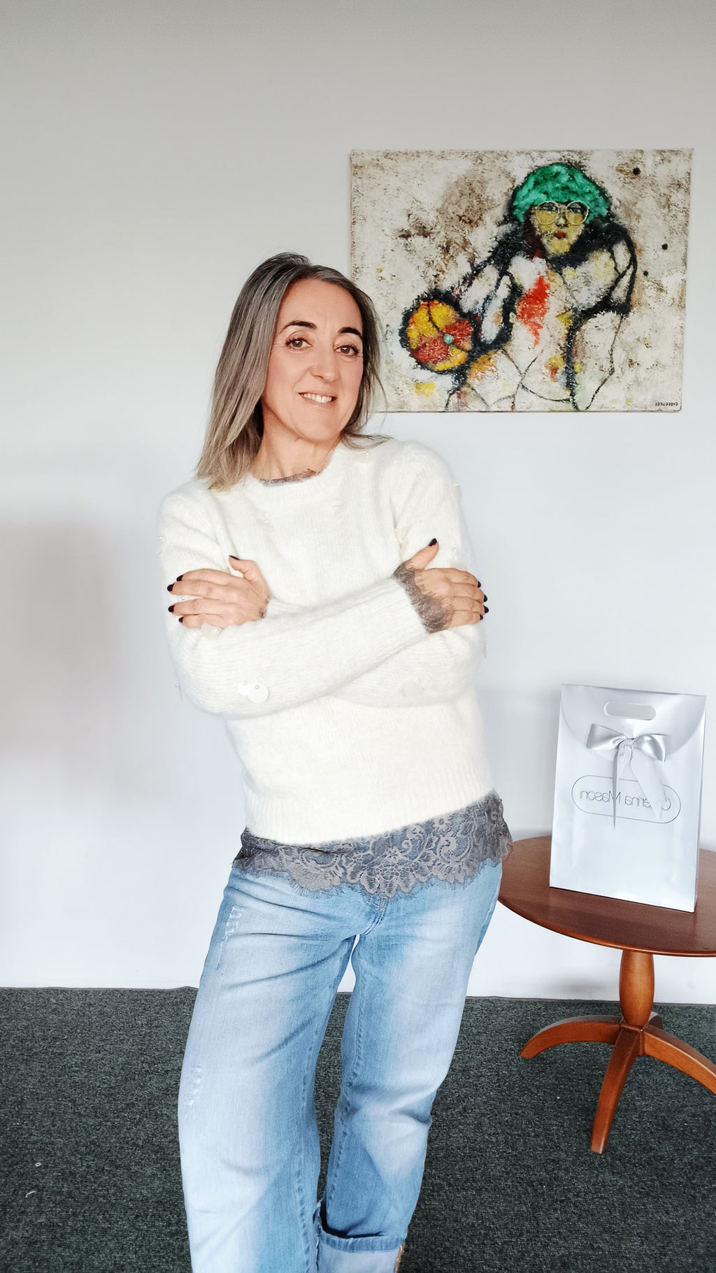 MAGLIA CON PAILLETTES GRANDI