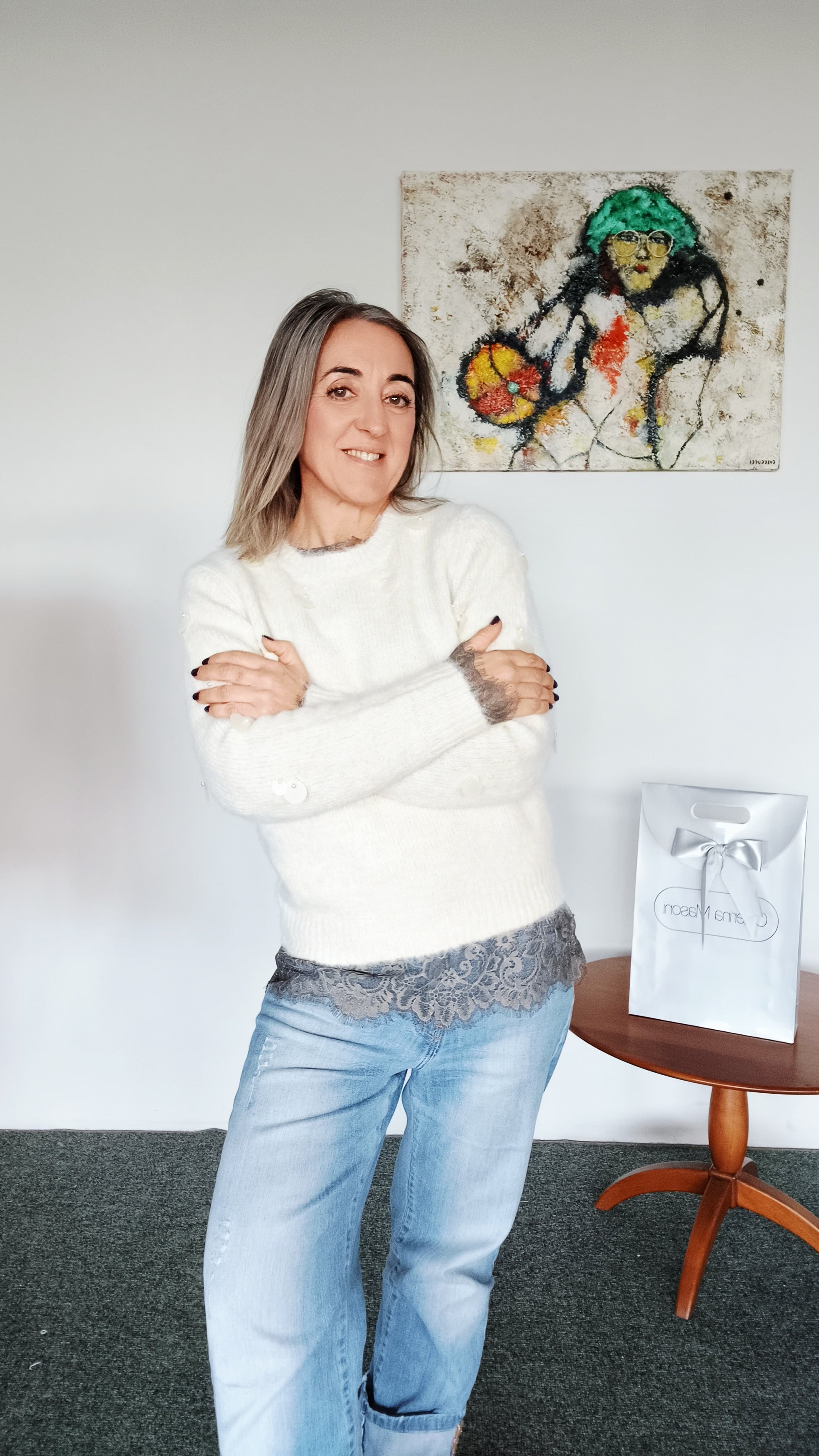 MAGLIA CON PAILLETTES GRANDI