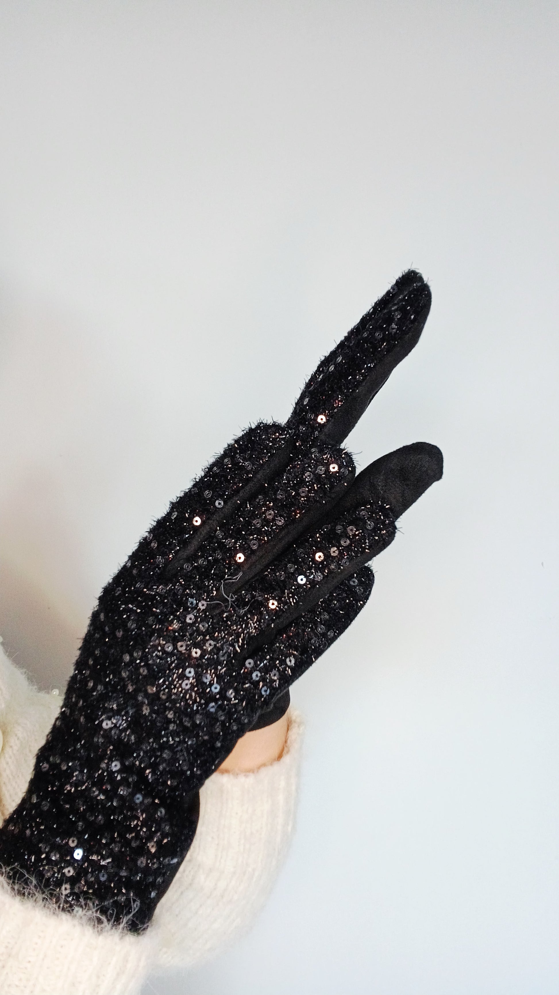 GUANTI CON PAILLETTES