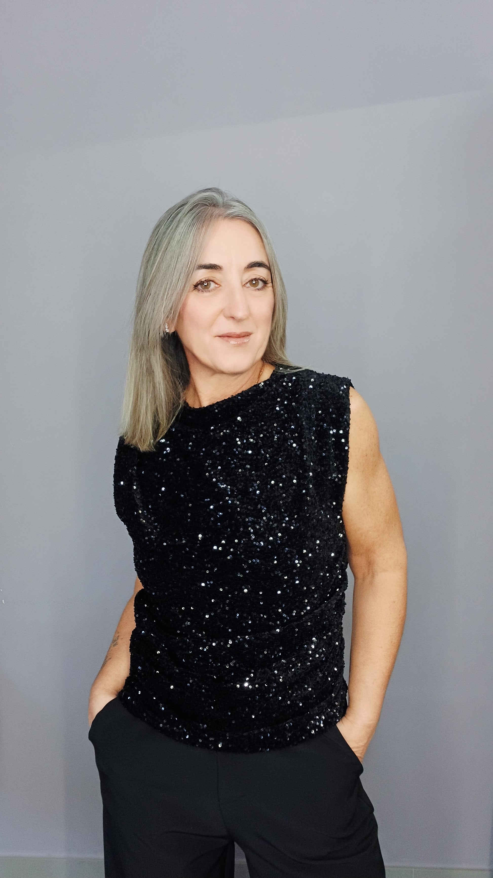 TOP MICRO PAILLETTES