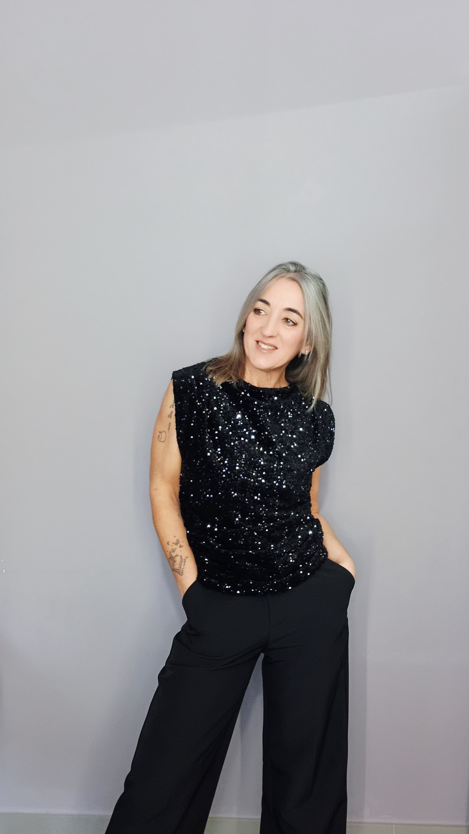 TOP MICRO PAILLETTES