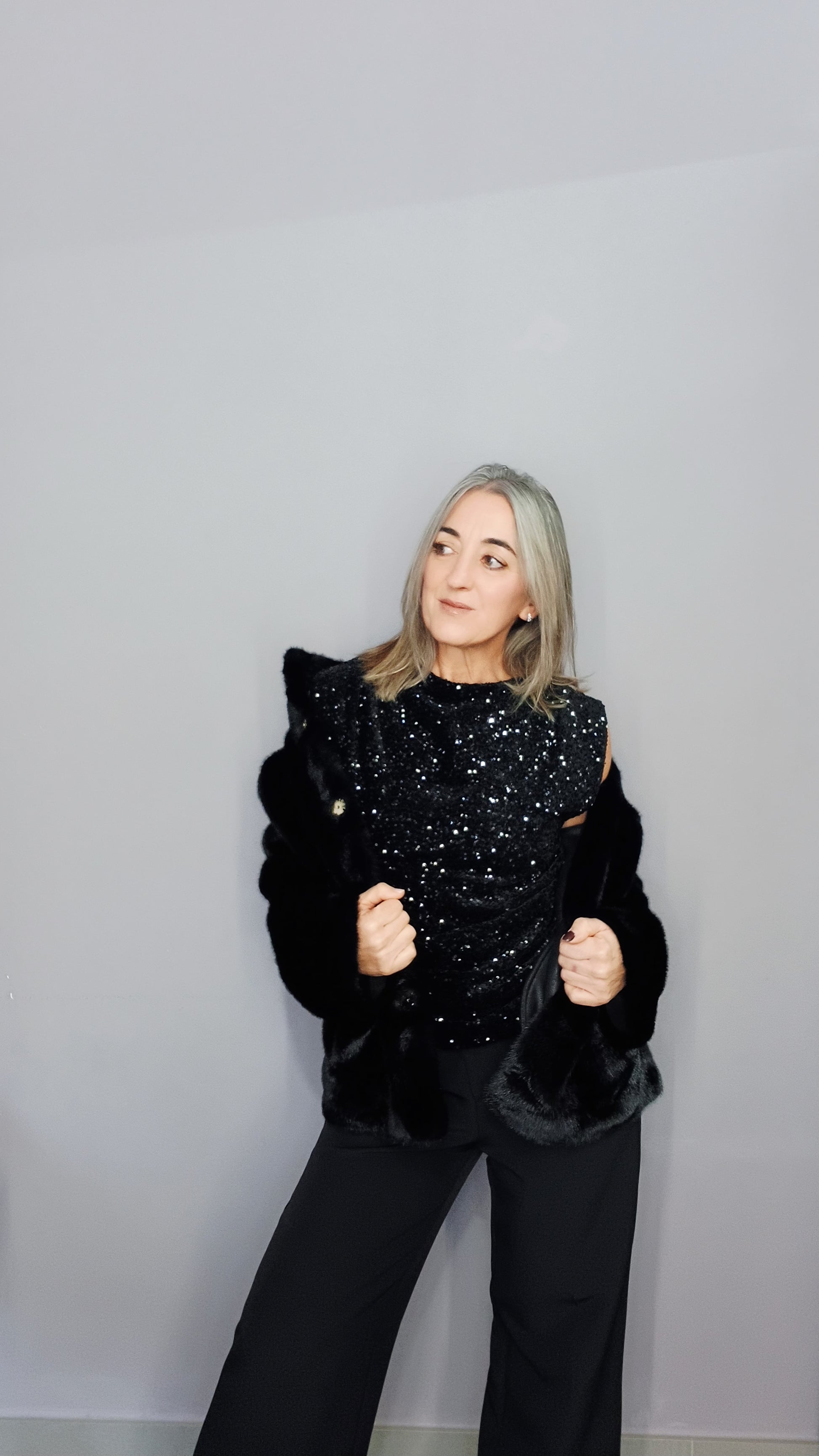 TOP MICRO PAILLETTES