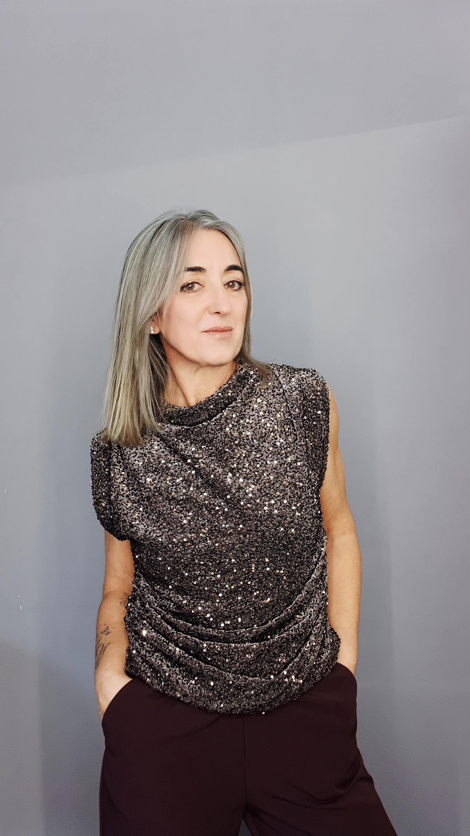 TOP MICRO PAILLETTES