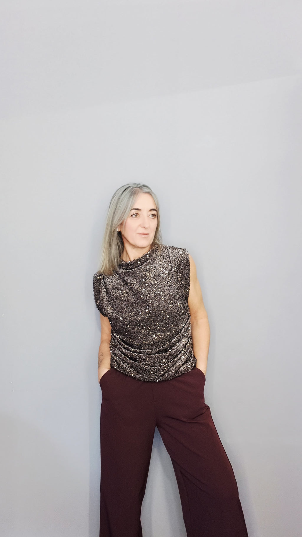 TOP MICRO PAILLETTES