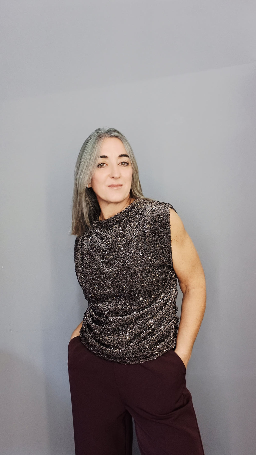 TOP MICRO PAILLETTES