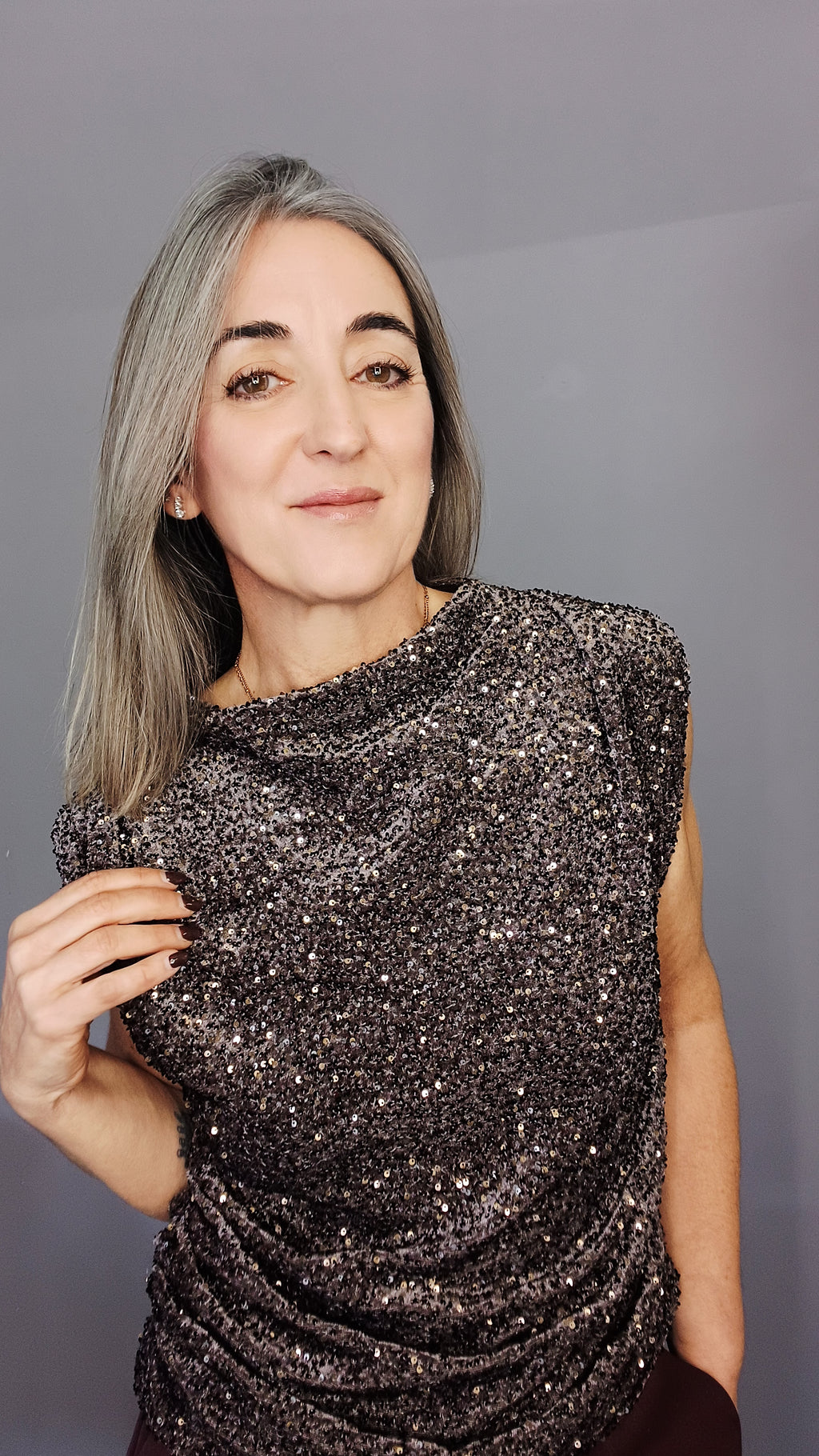 TOP MICRO PAILLETTES