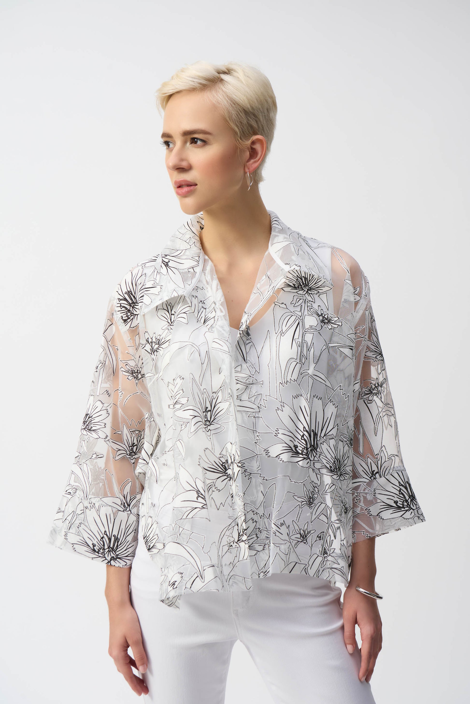 Camicia organza devore'