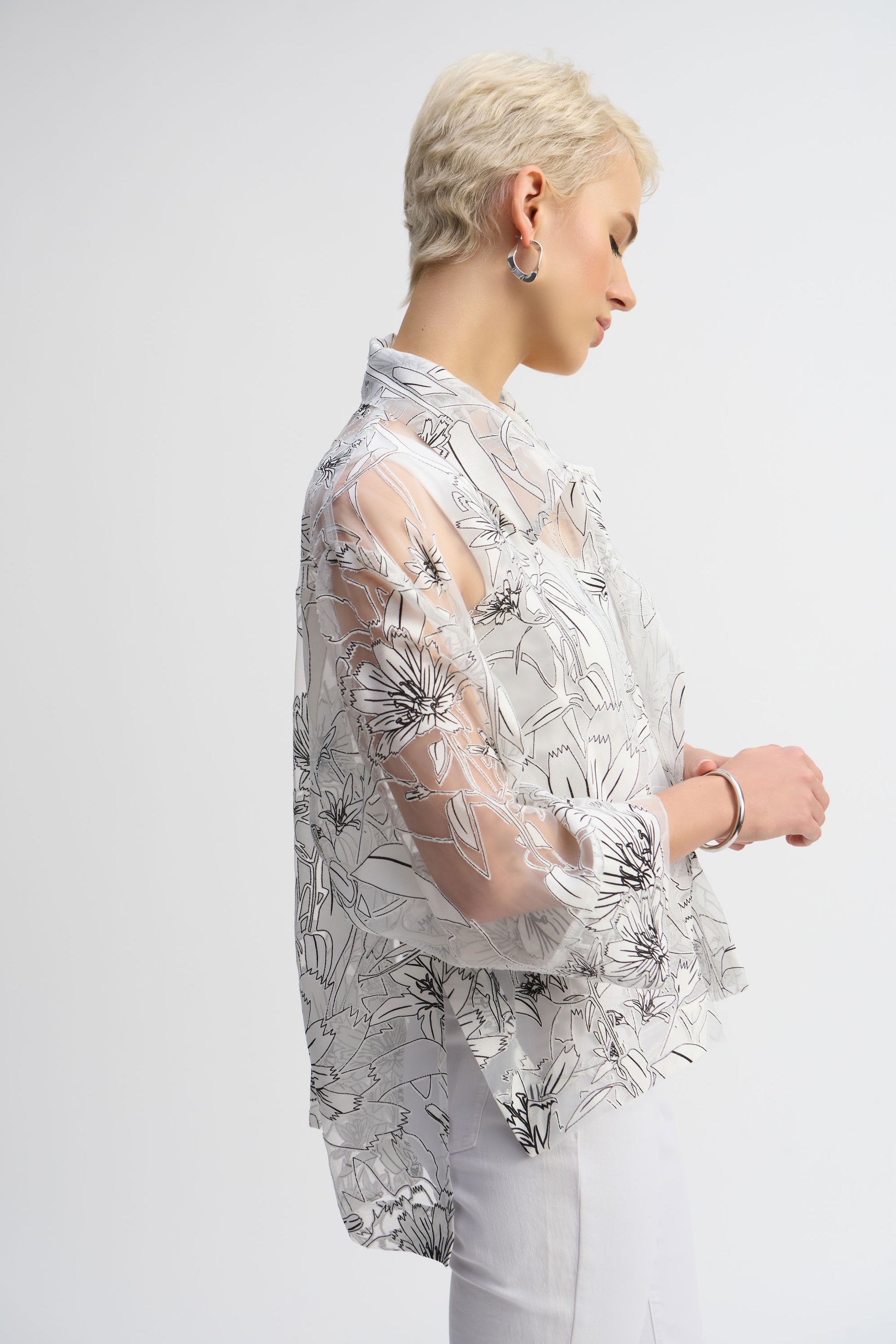 Camicia organza devore'