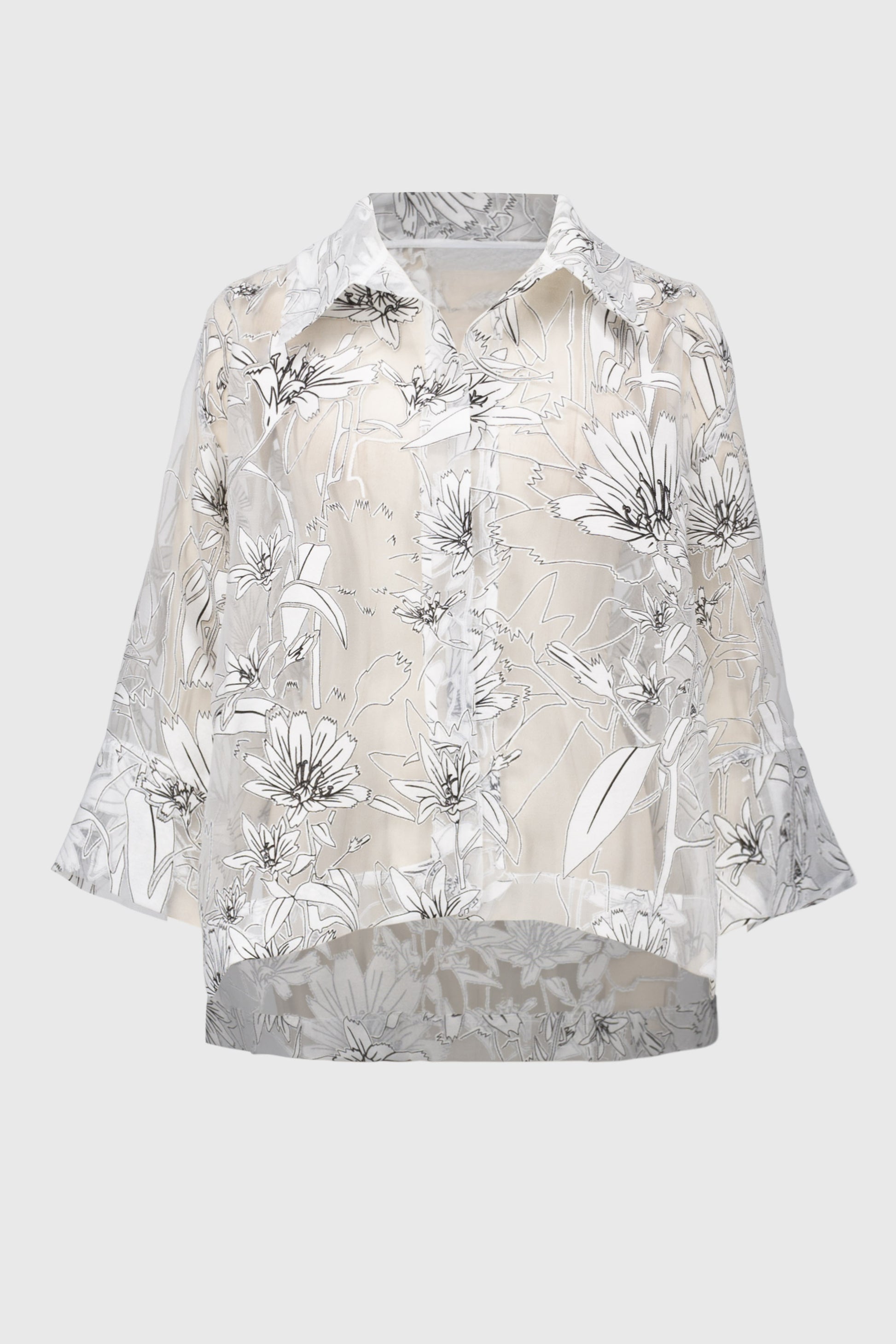 Camicia organza devore'