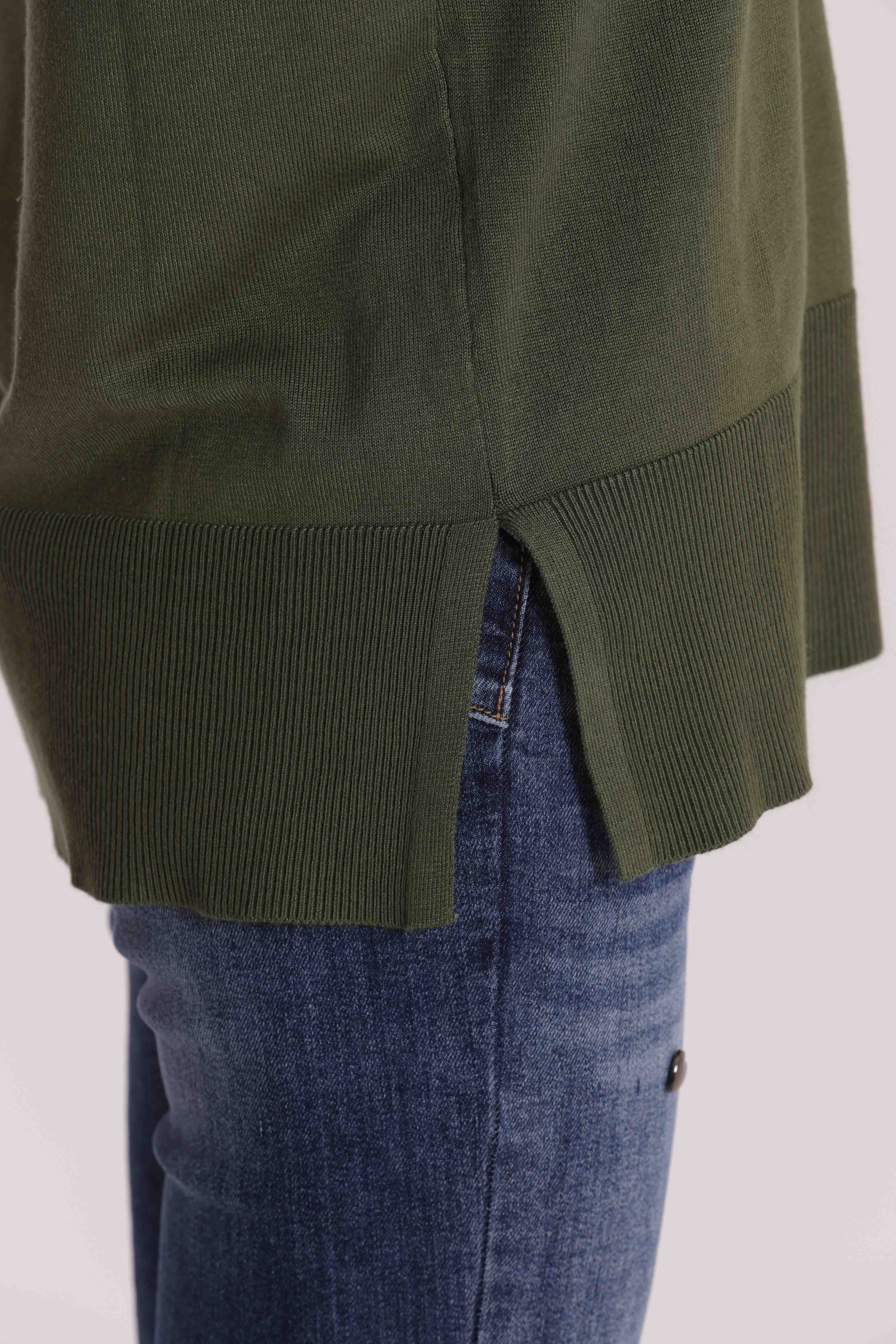 MAGLIA OVER SPACCHI LATERALI