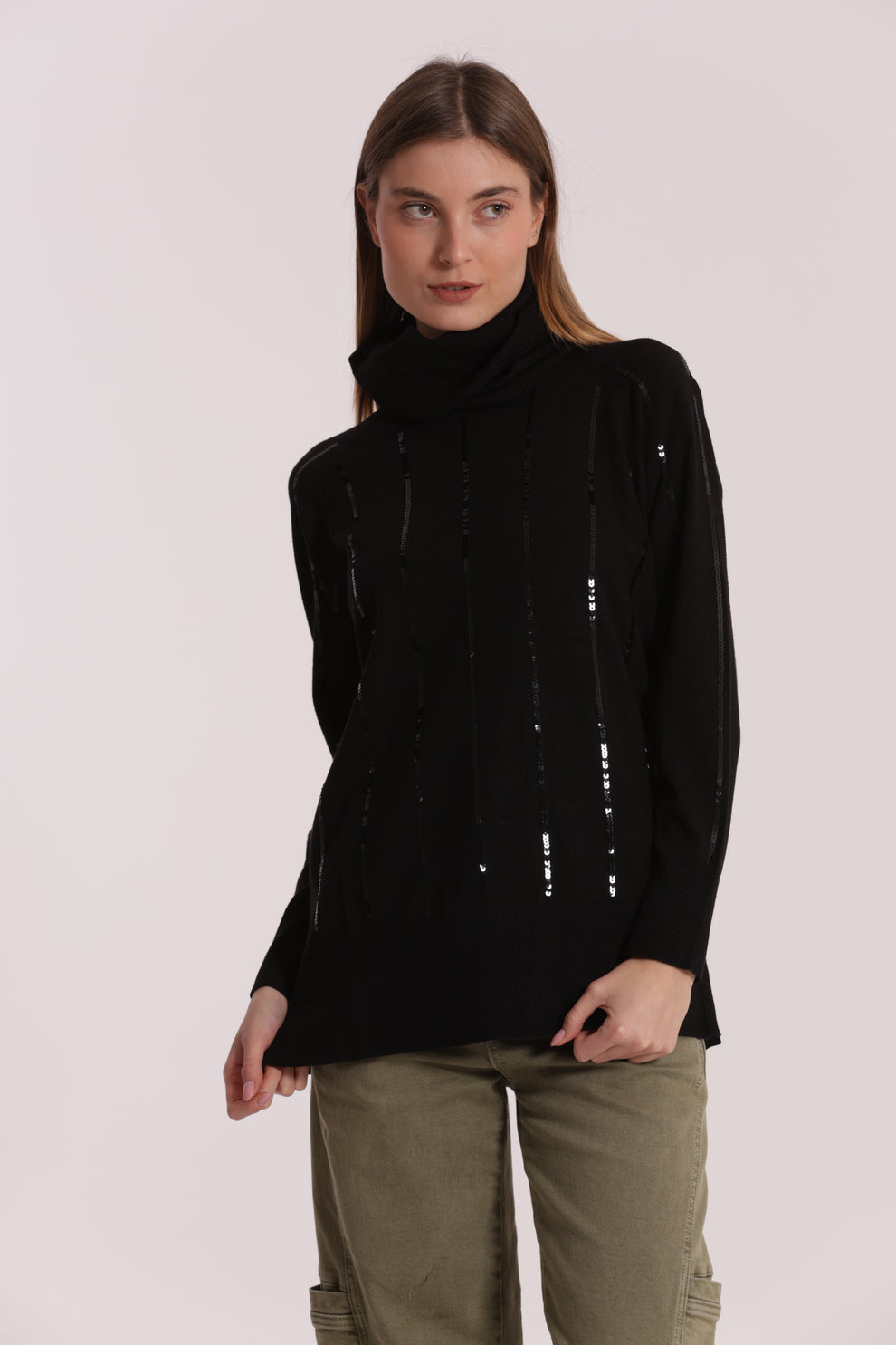 MAGLIA CON PAILLETTES