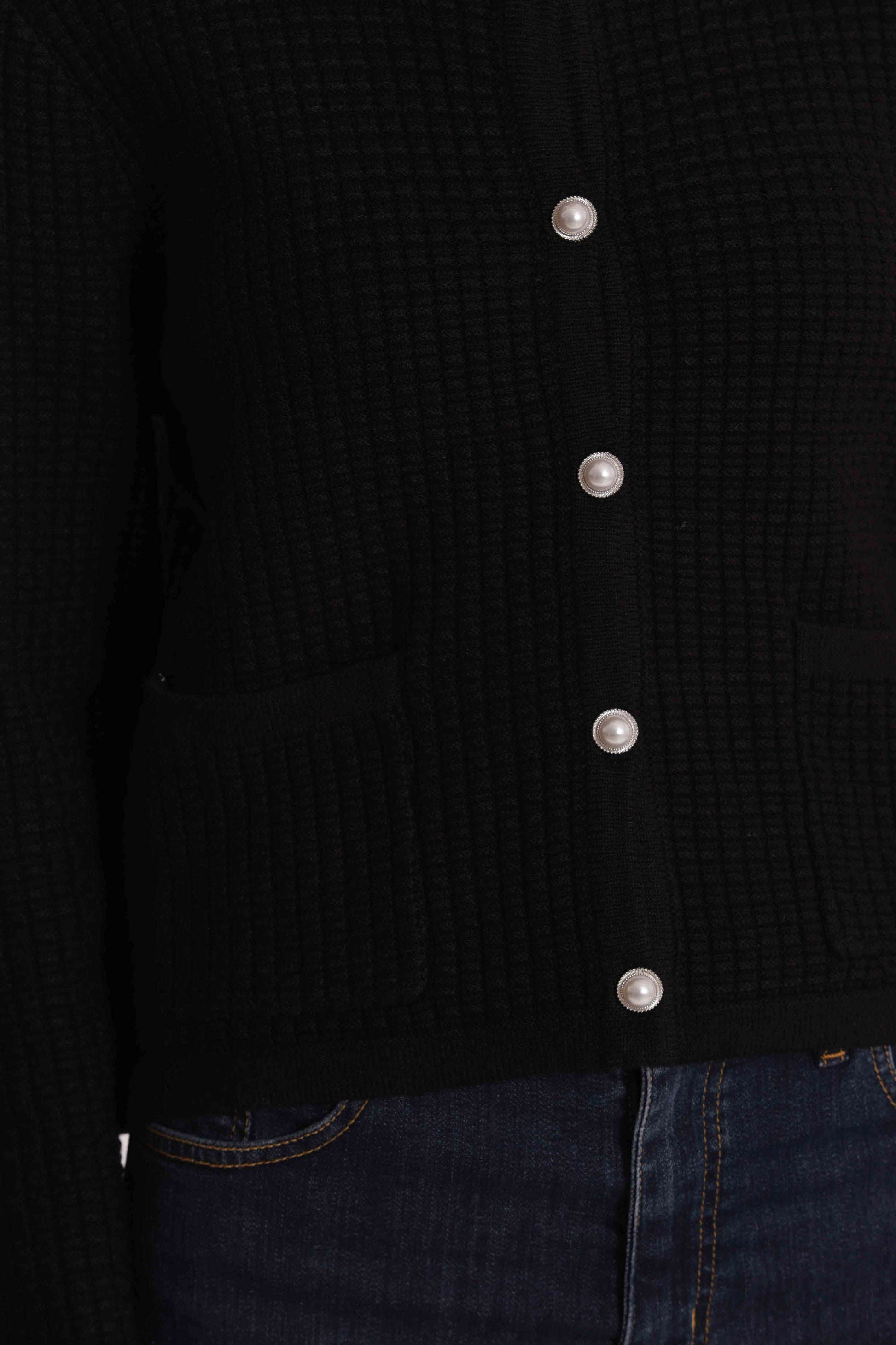MAGLIA CARDIGAN NIDO D'APE