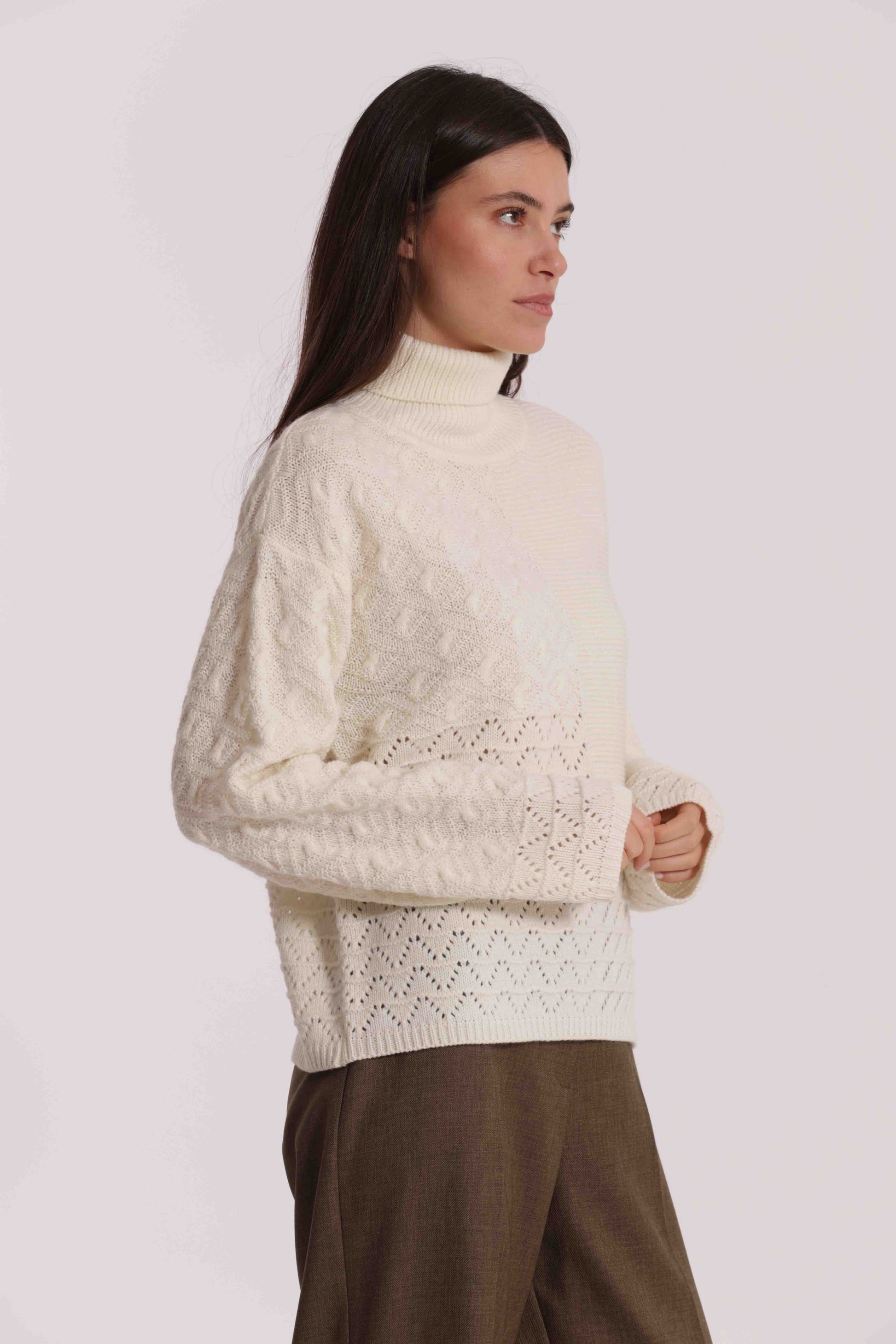 MAGLIA DOLCEVITA TRAFORATA