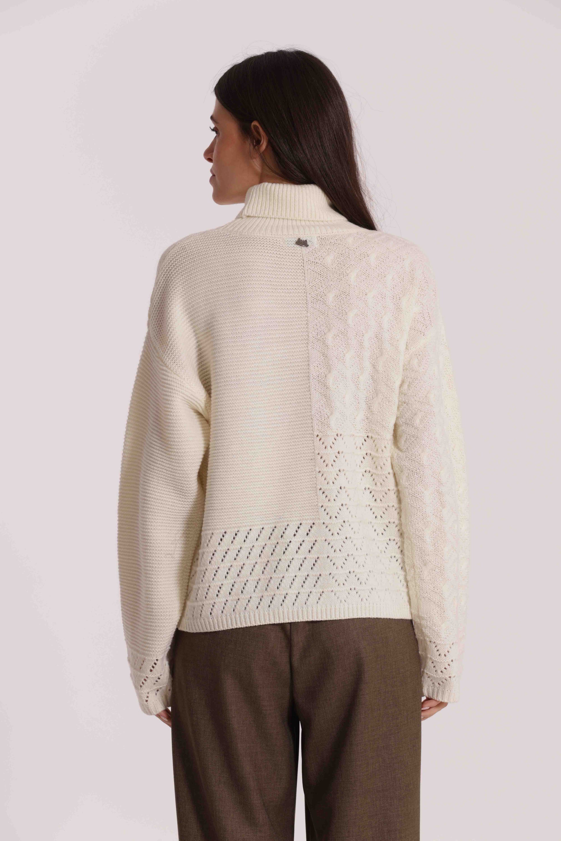 MAGLIA DOLCEVITA TRAFORATA