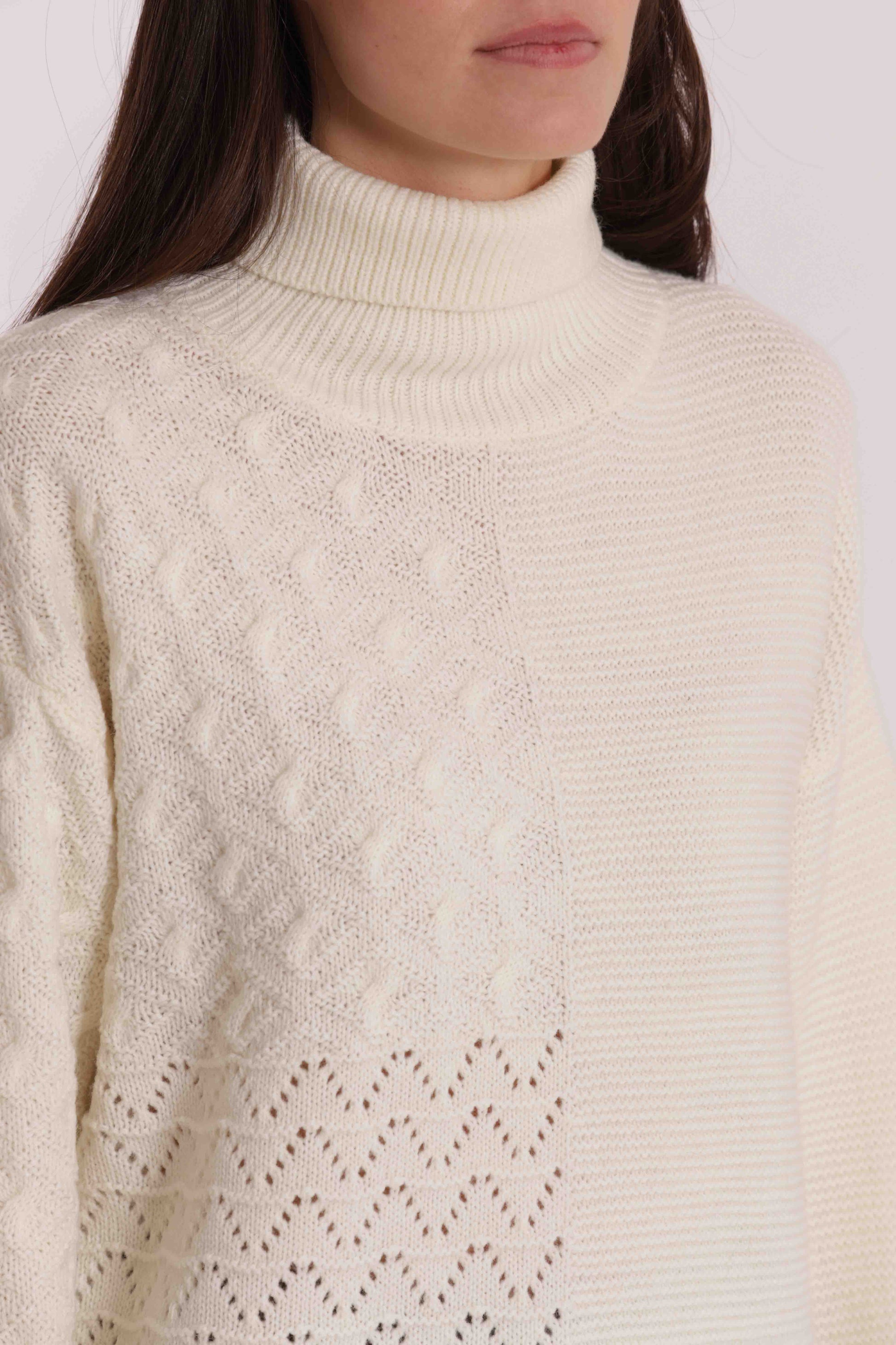 MAGLIA DOLCEVITA TRAFORATA