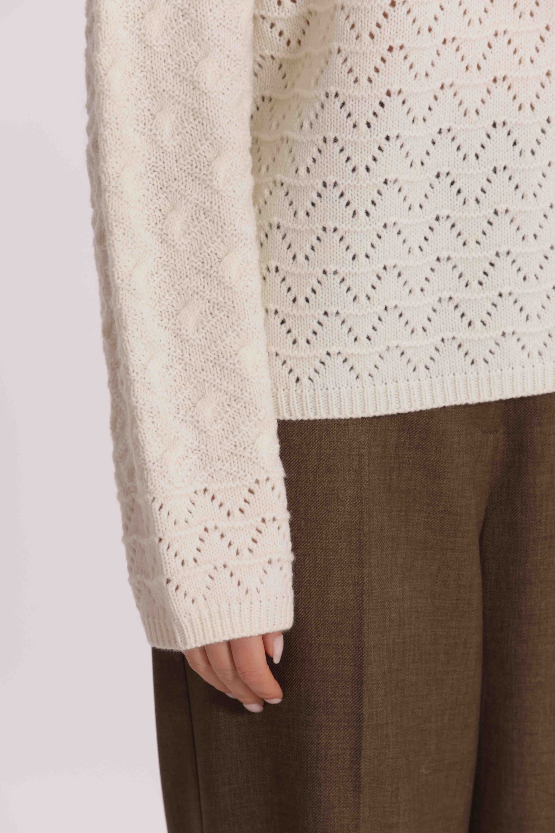 MAGLIA DOLCEVITA TRAFORATA