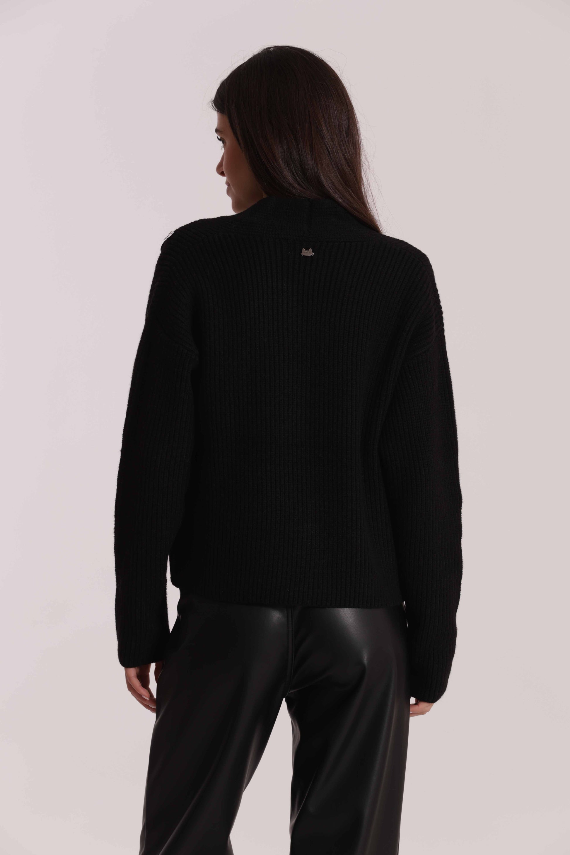 MAGLIA CARDIGAN CON PAILLETTES GRANDI