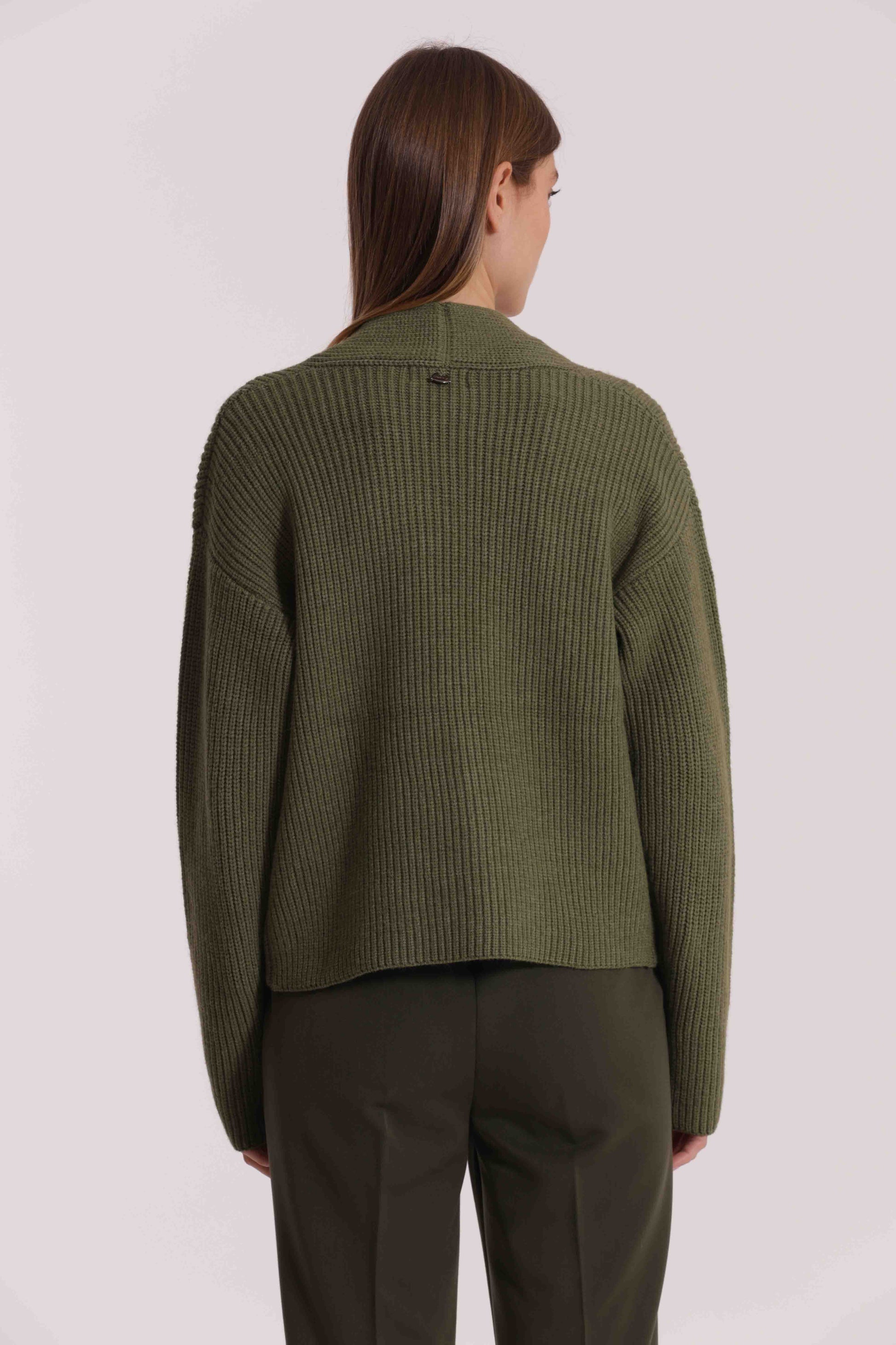 MAGLIA CARDIGAN CON PAILLETTES GRANDI