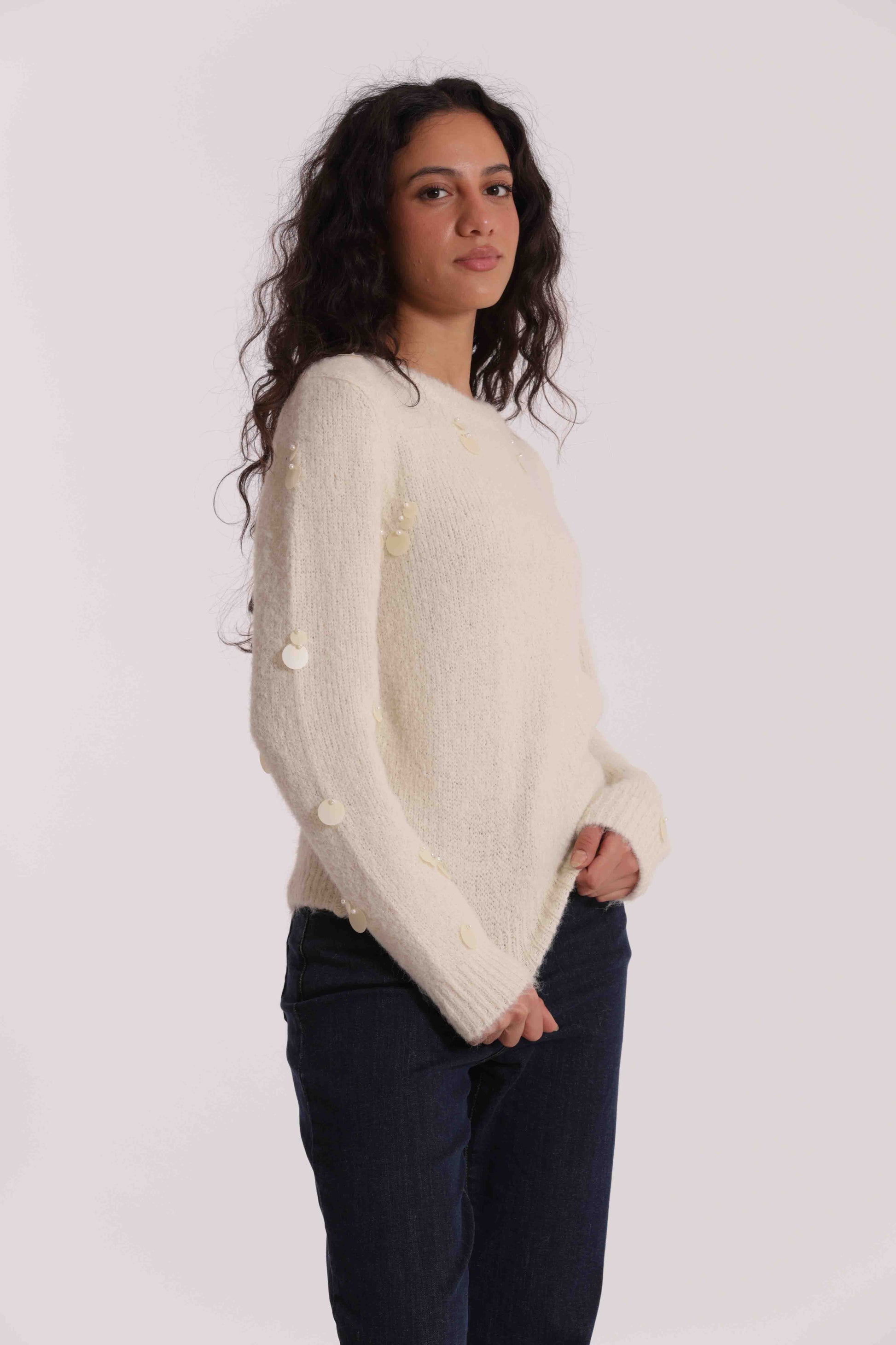 MAGLIA CON PAILLETTES GRANDI