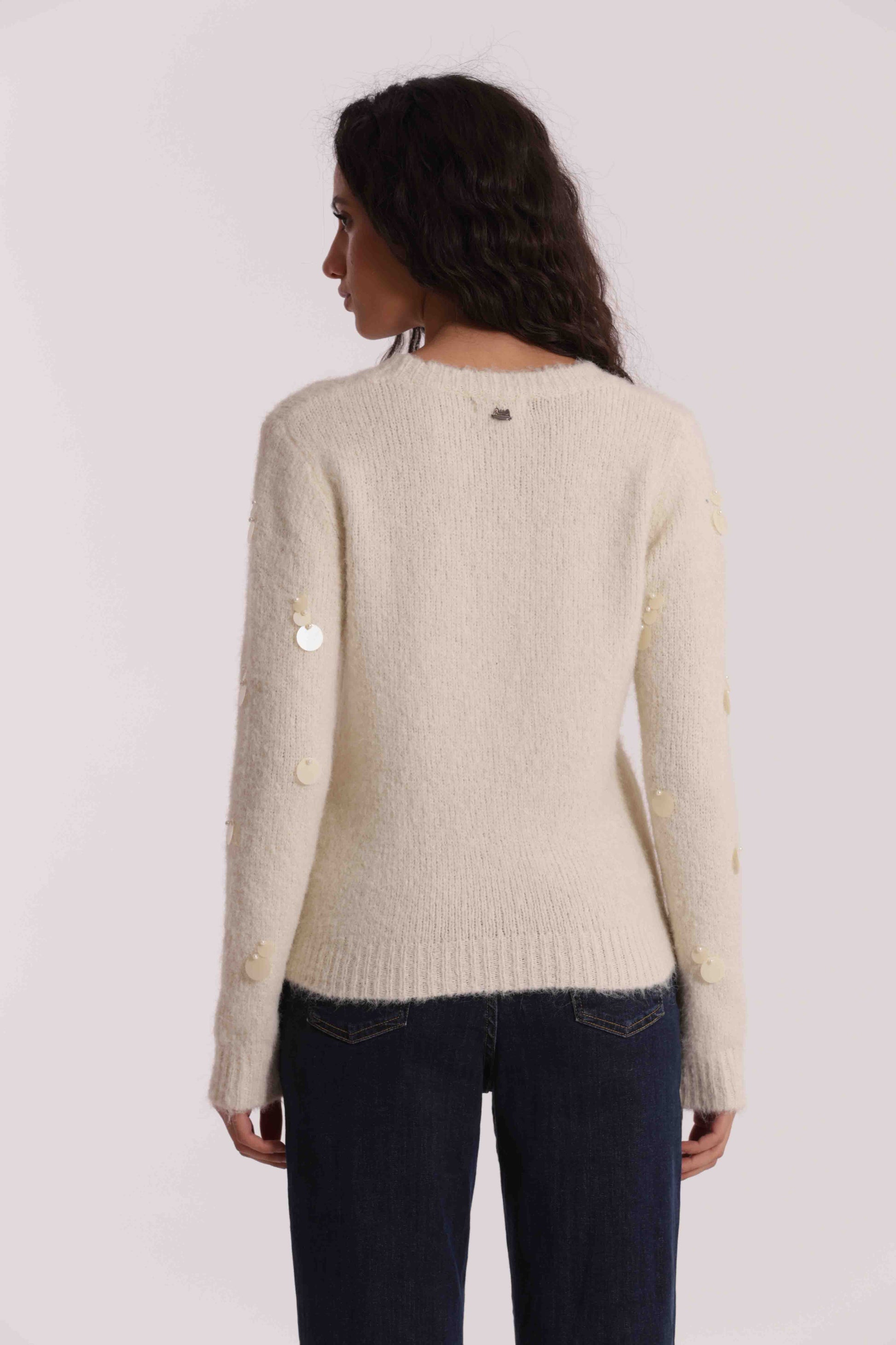 MAGLIA CON PAILLETTES GRANDI