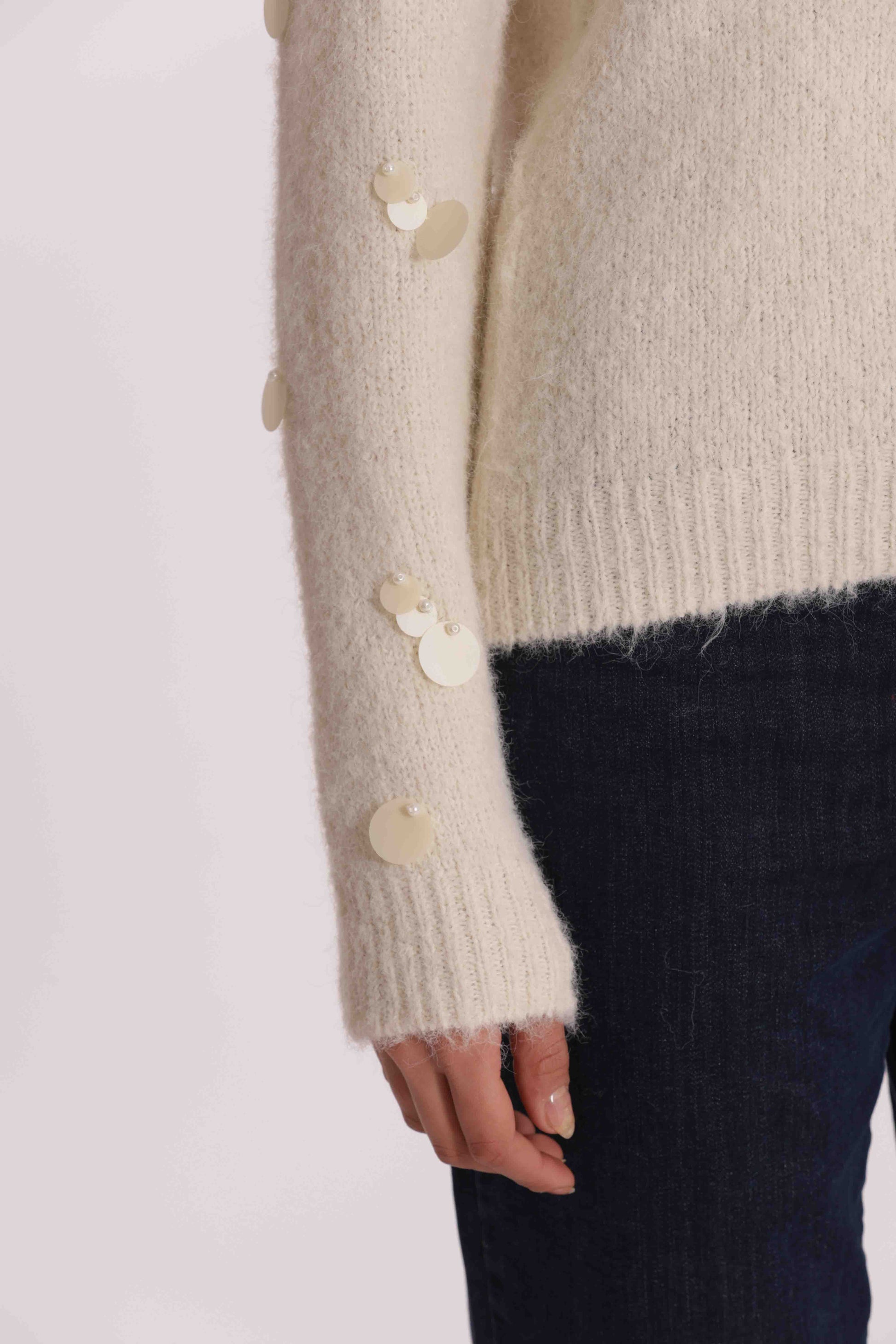 MAGLIA CON PAILLETTES GRANDI