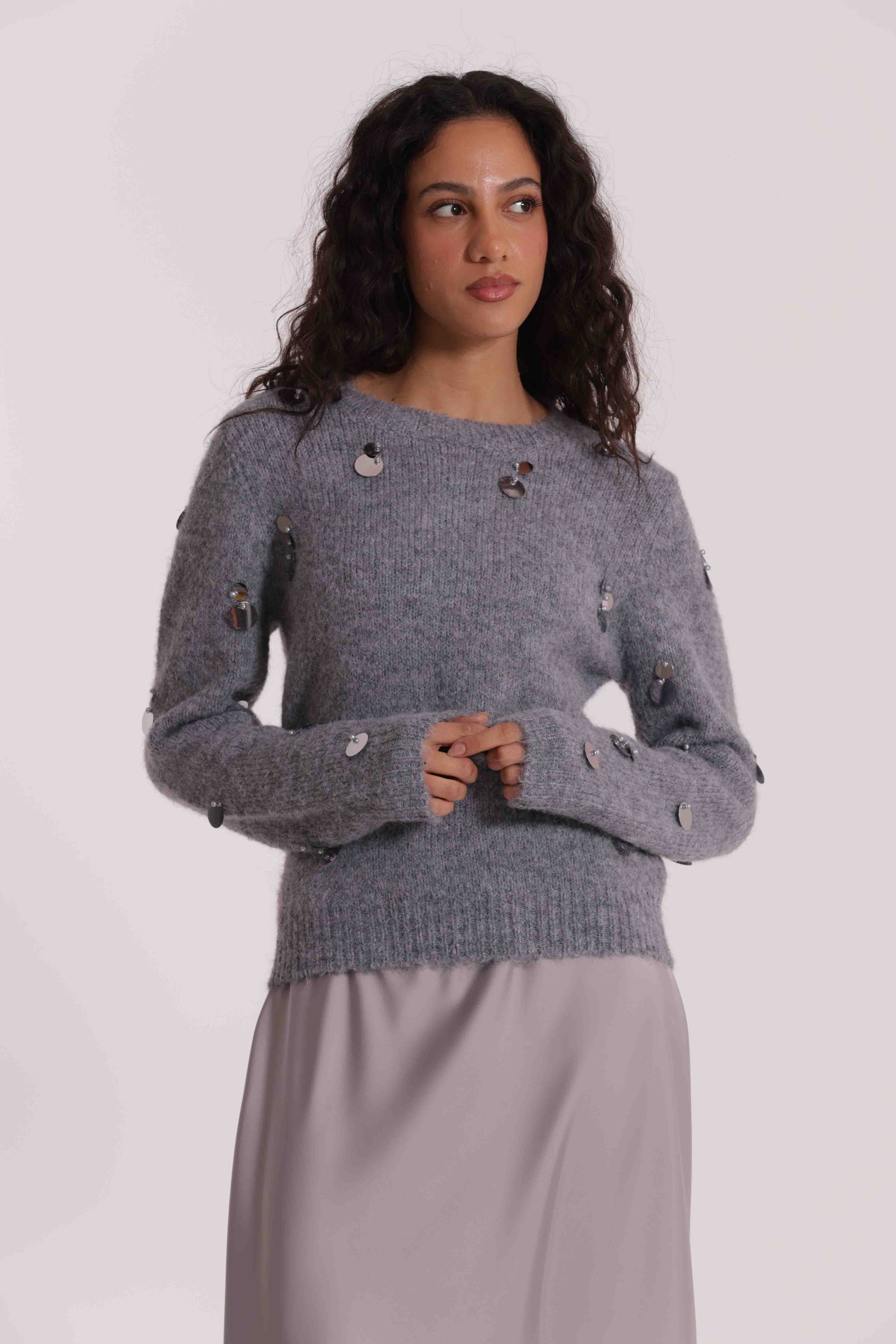 MAGLIA CON PAILLETTES GRANDI