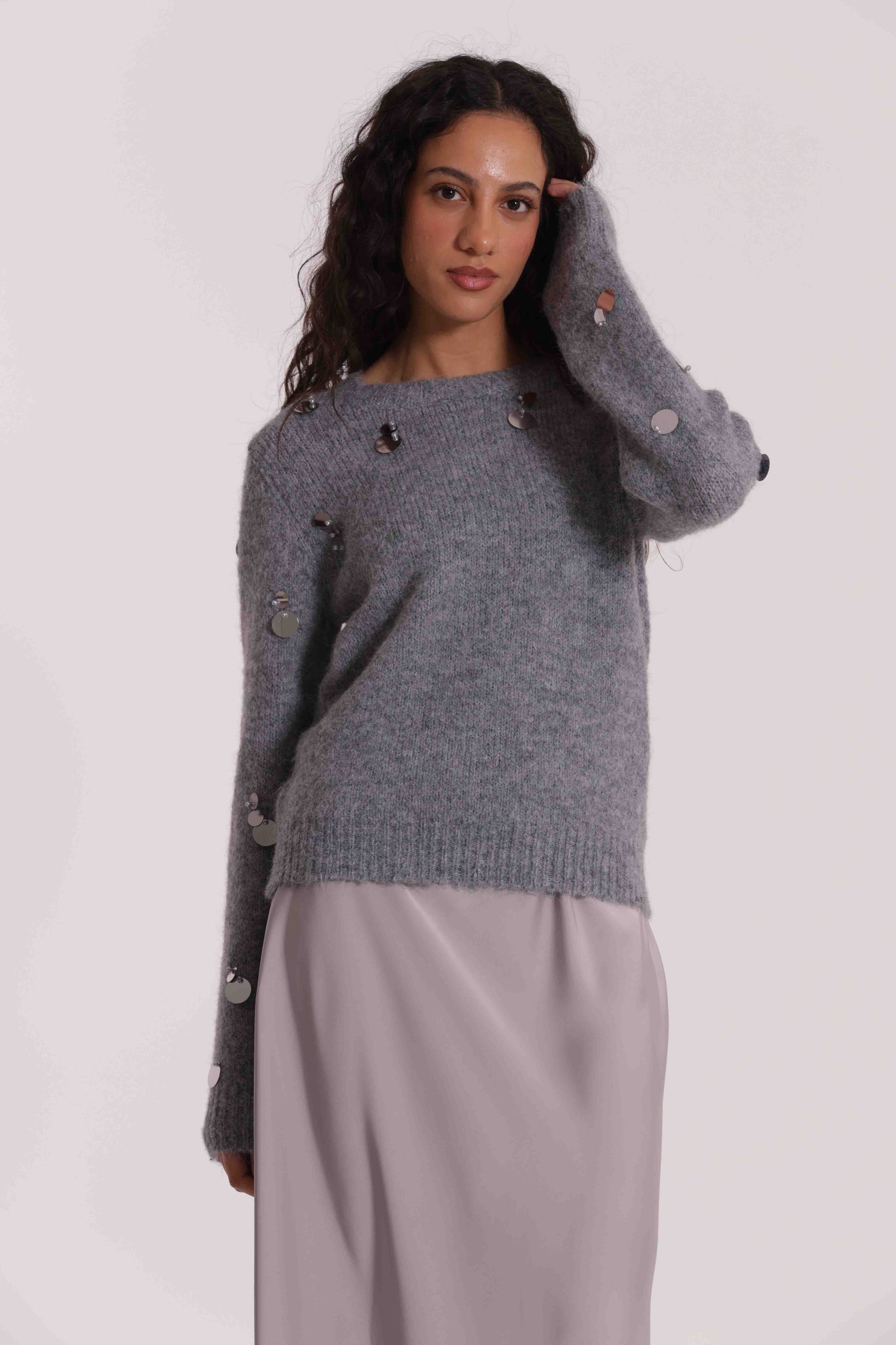 MAGLIA CON PAILLETTES GRANDI