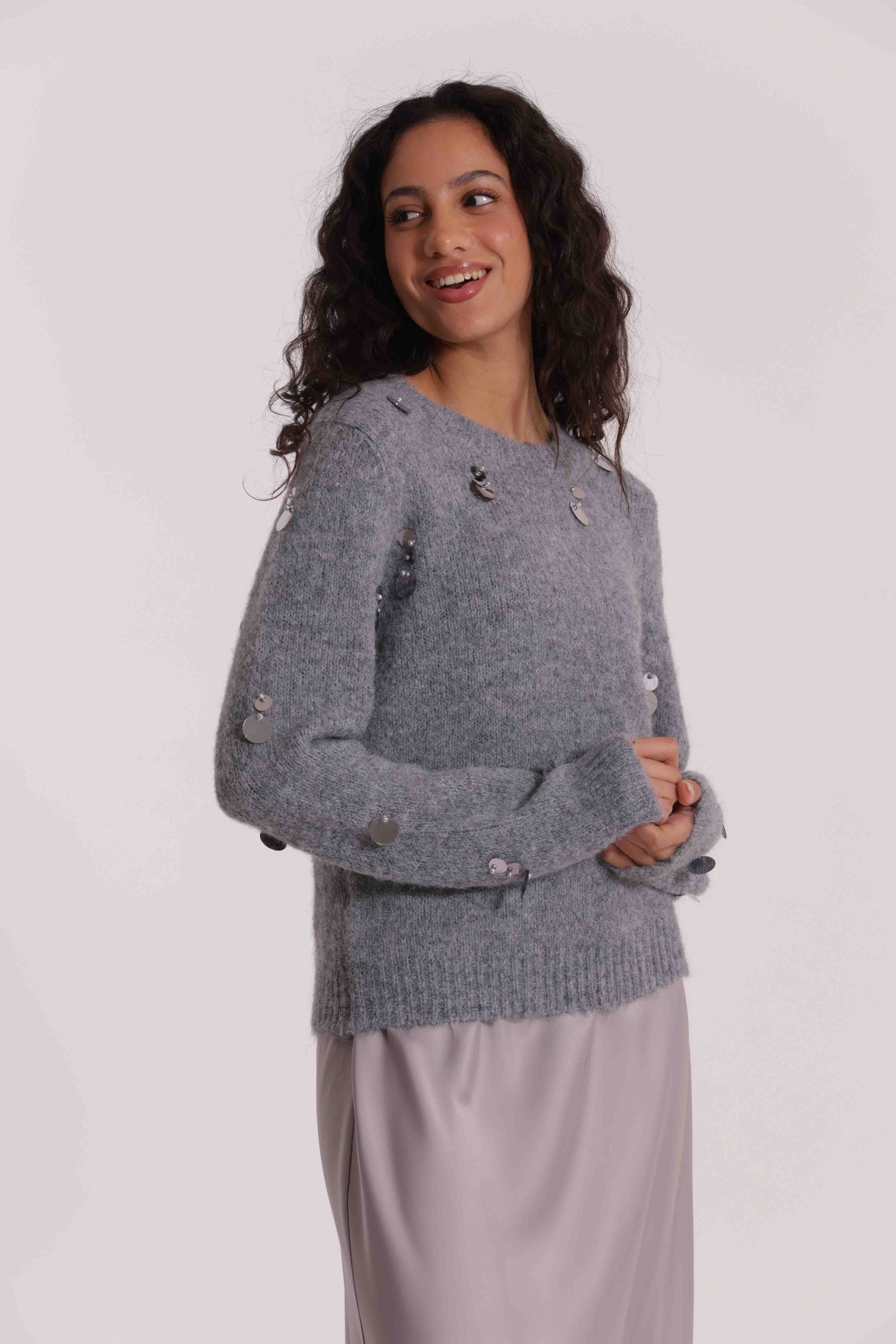 MAGLIA CON PAILLETTES GRANDI