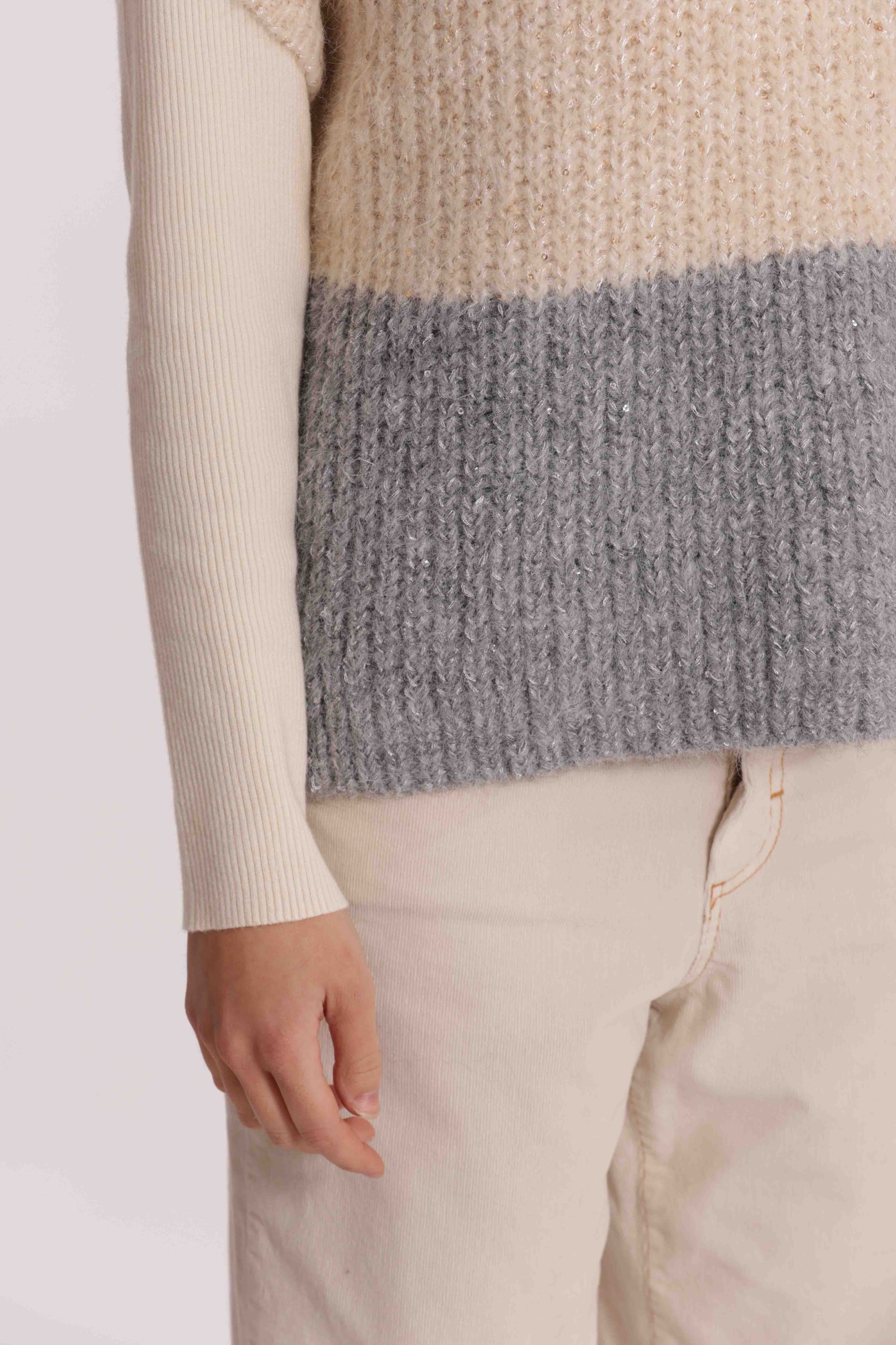 MAGLIA OVER MANICHE CORTE