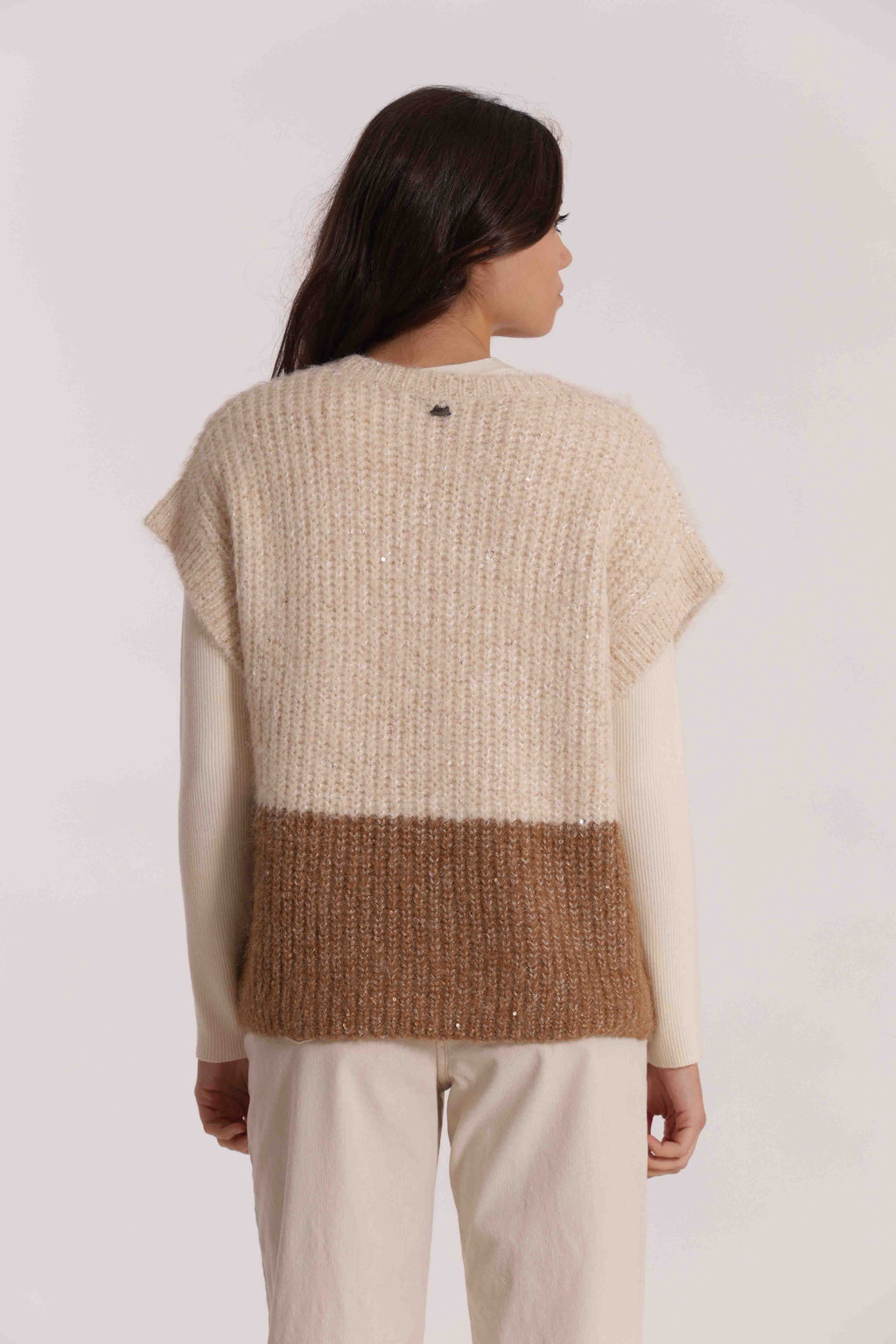 MAGLIA OVER MANICHE CORTE