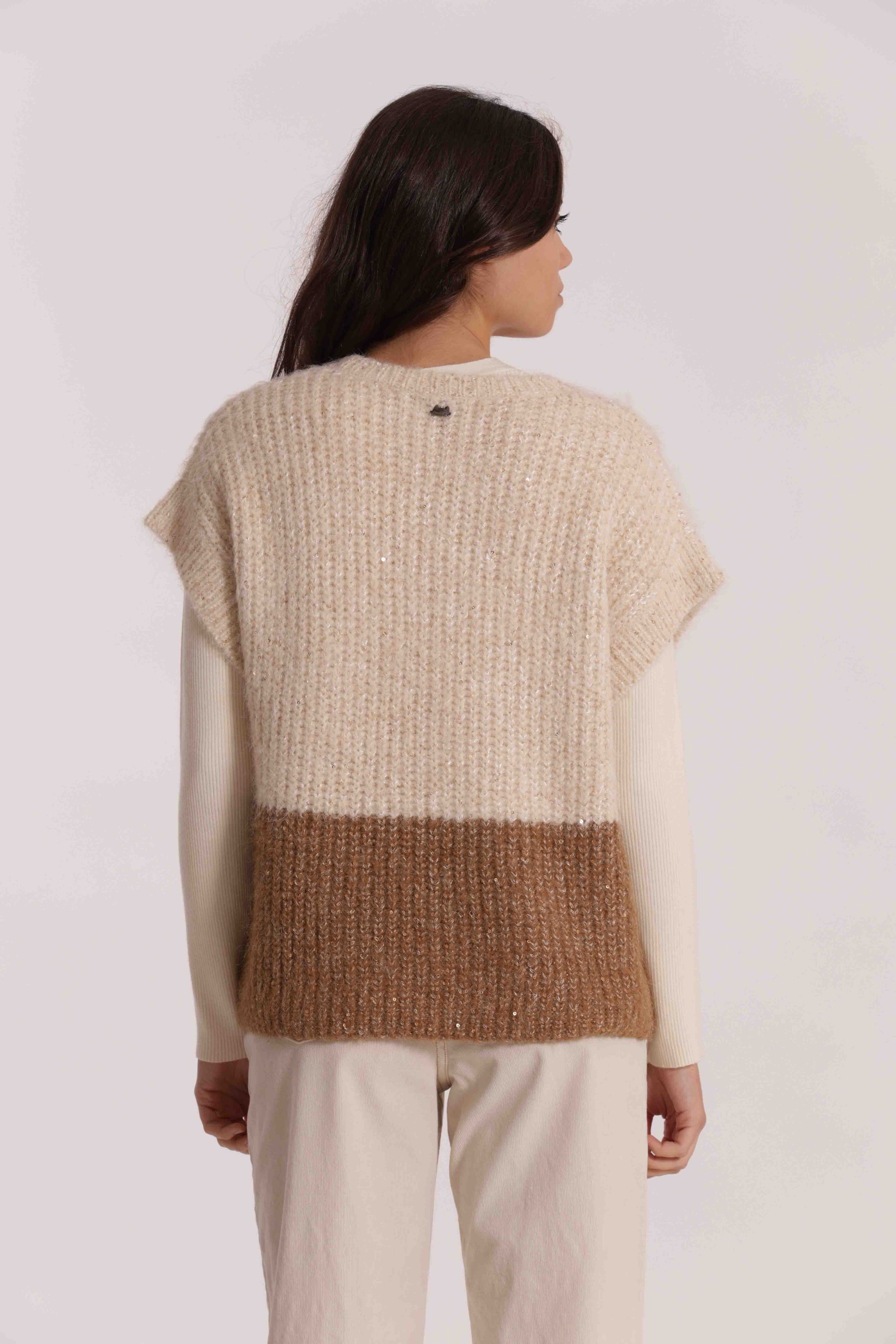 MAGLIA OVER MANICHE CORTE