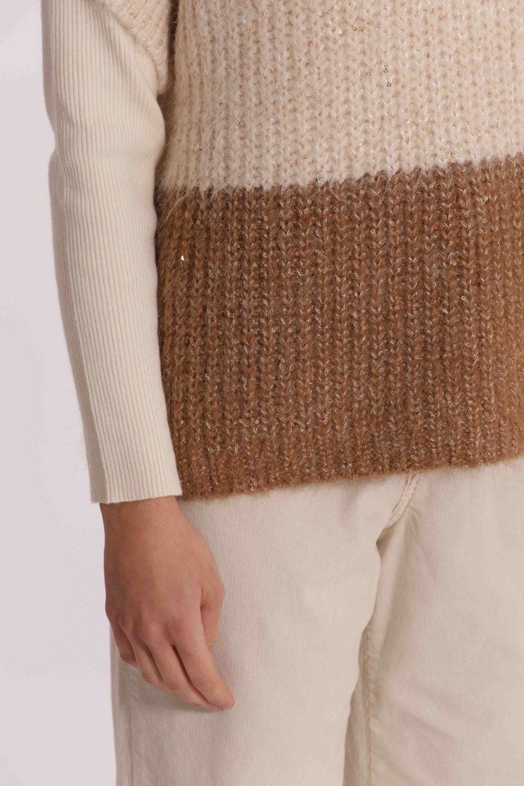MAGLIA OVER MANICHE CORTE