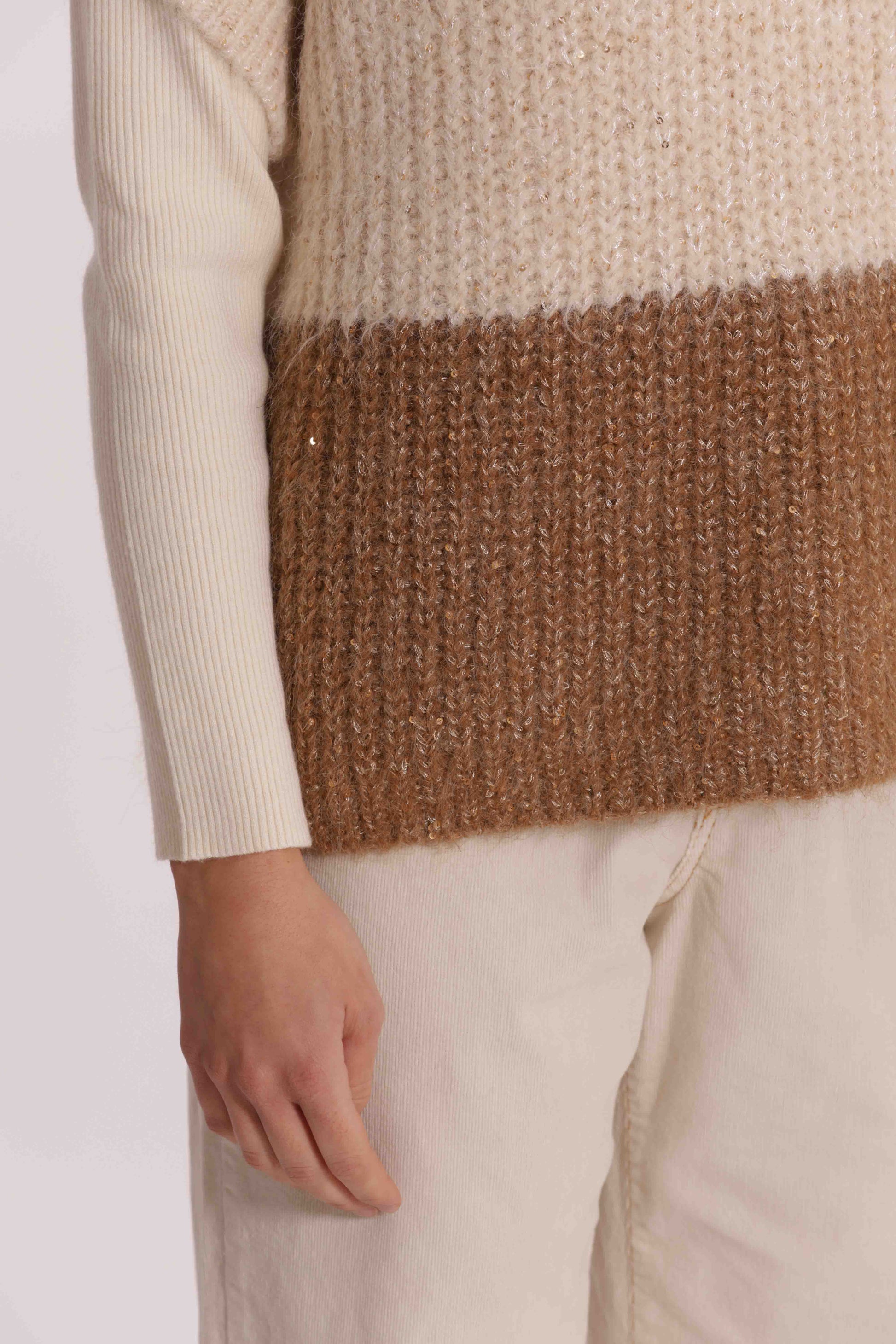 MAGLIA OVER MANICHE CORTE