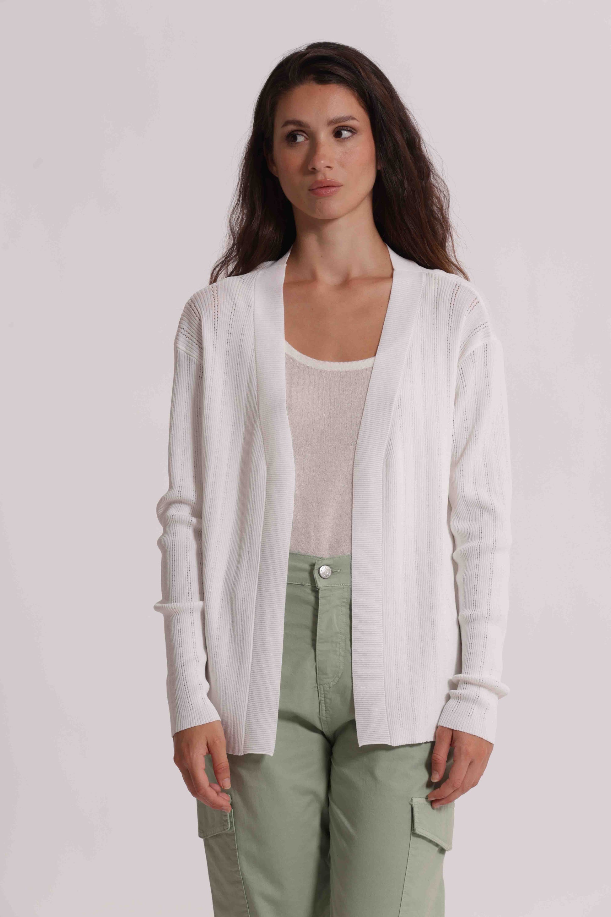 CARDIGAN TRAFORATO