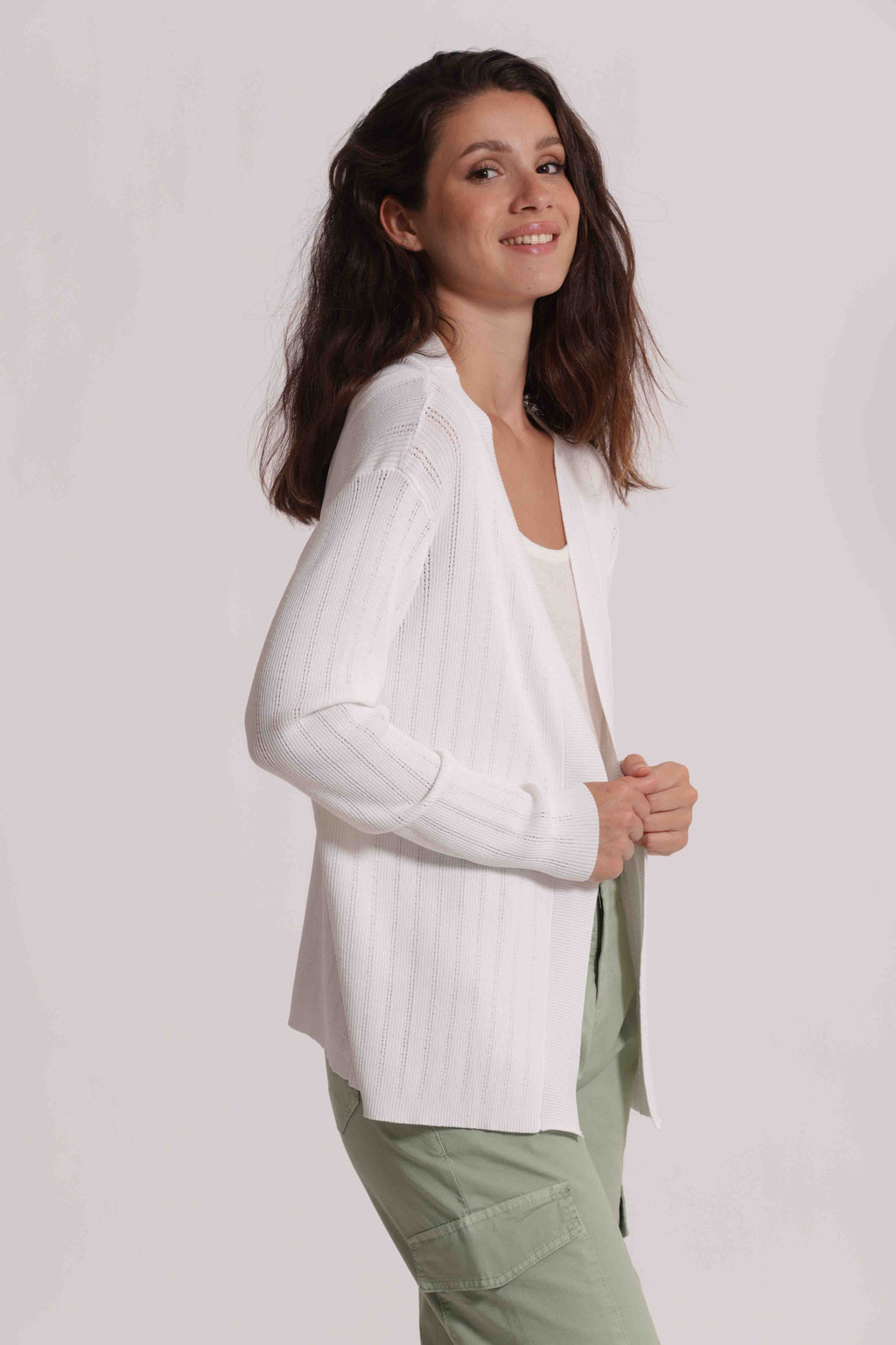 CARDIGAN TRAFORATO