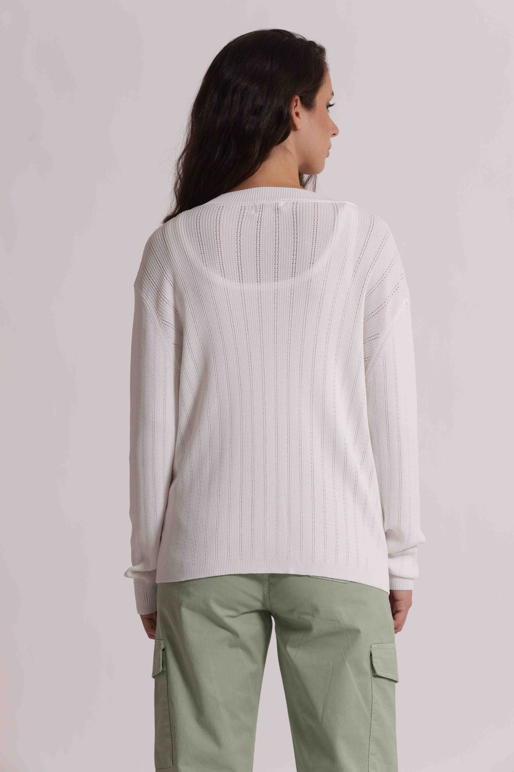 CARDIGAN TRAFORATO