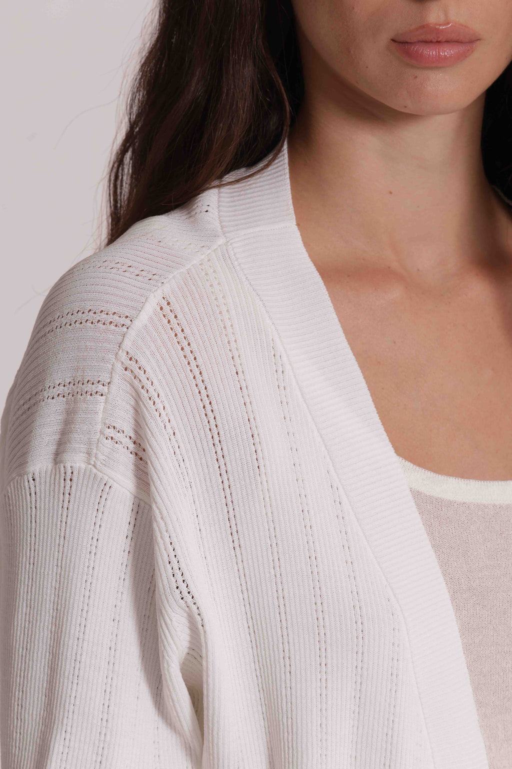 CARDIGAN TRAFORATO