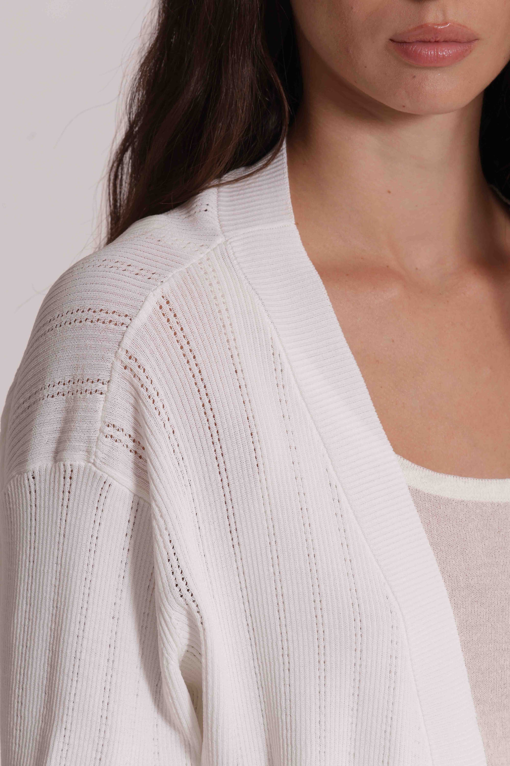 CARDIGAN TRAFORATO