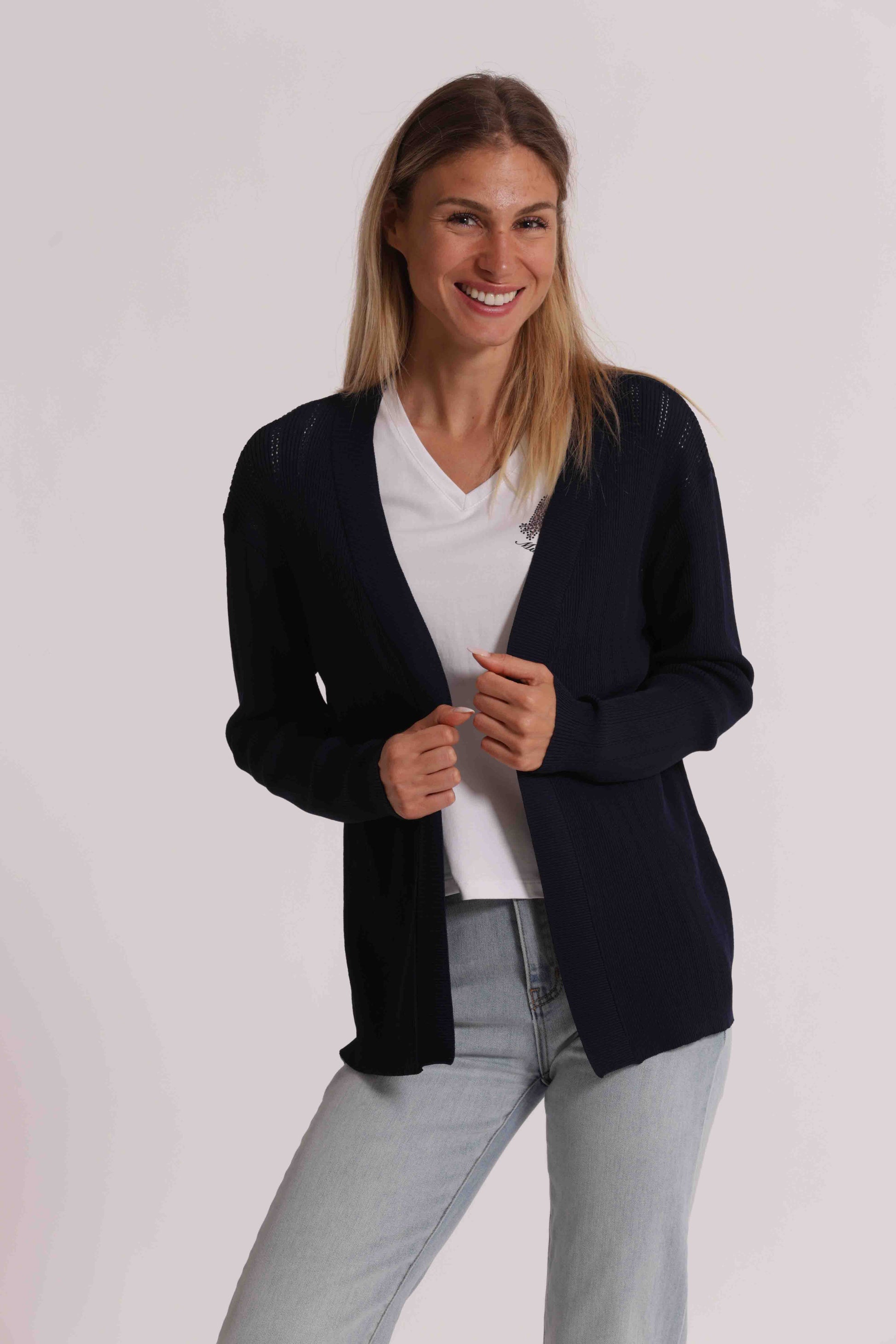 CARDIGAN TRAFORATO