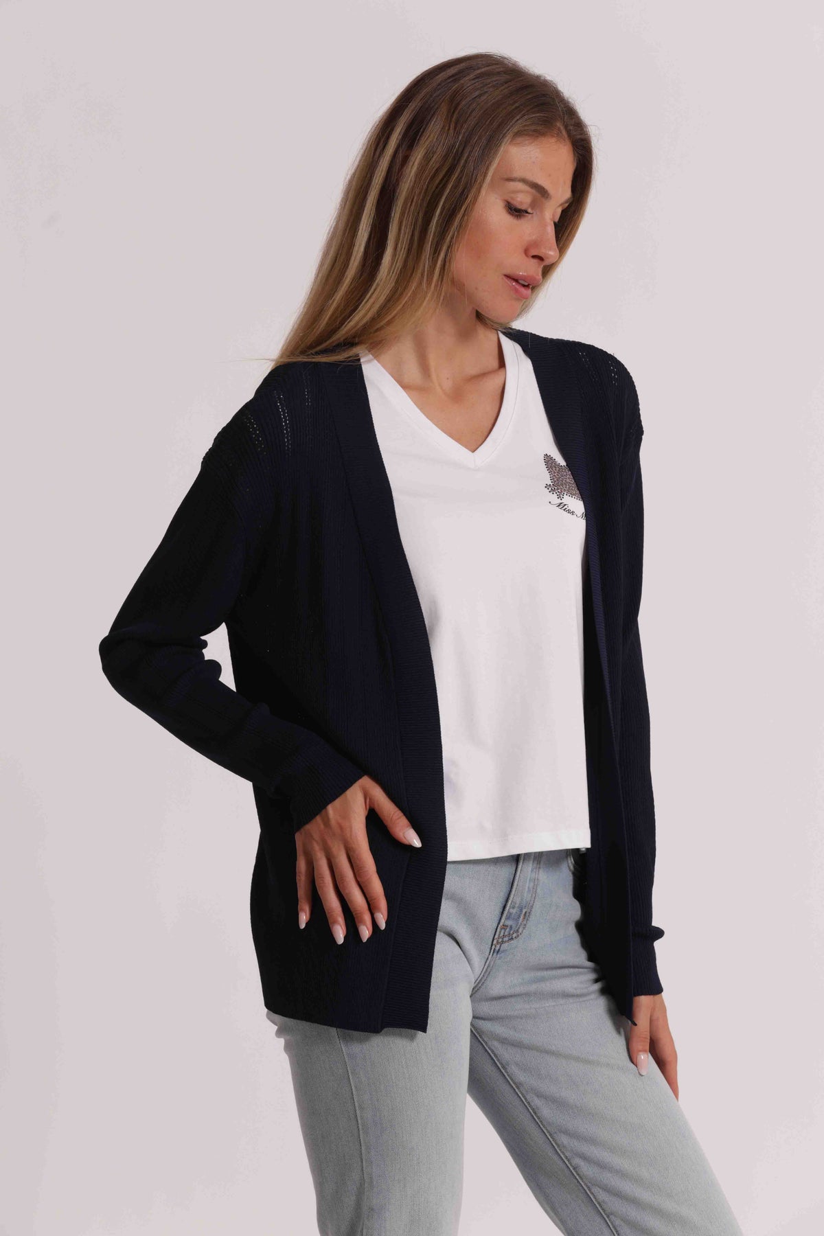 CARDIGAN TRAFORATO