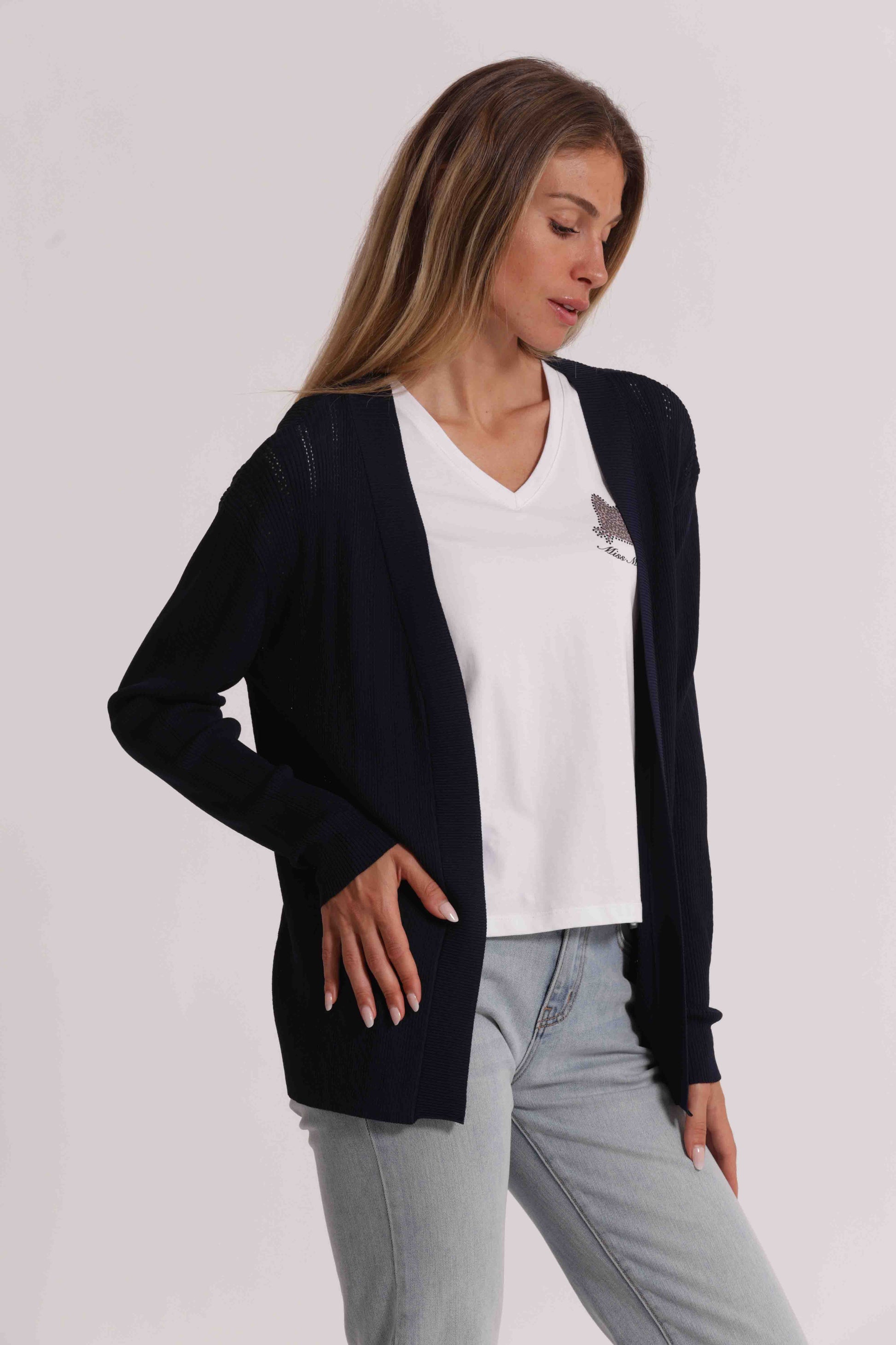 CARDIGAN TRAFORATO