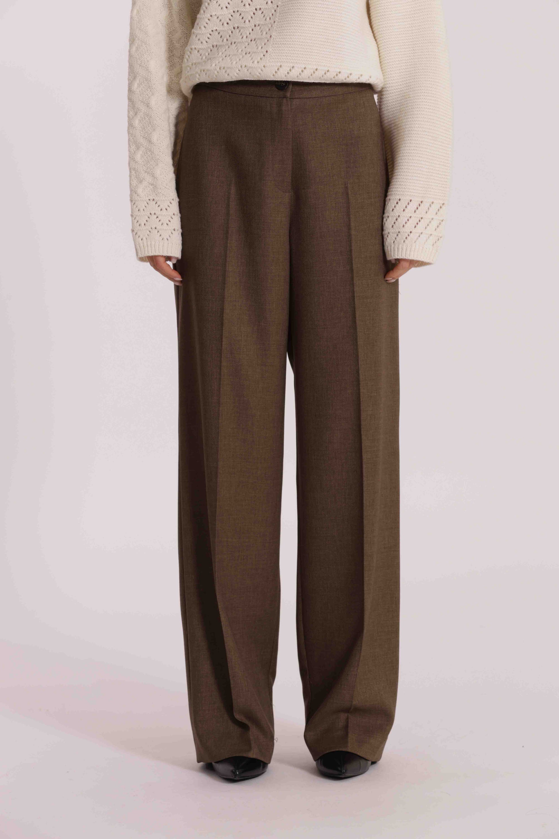 PANTALONE PALAZZO TESSUTO FIAMMATO