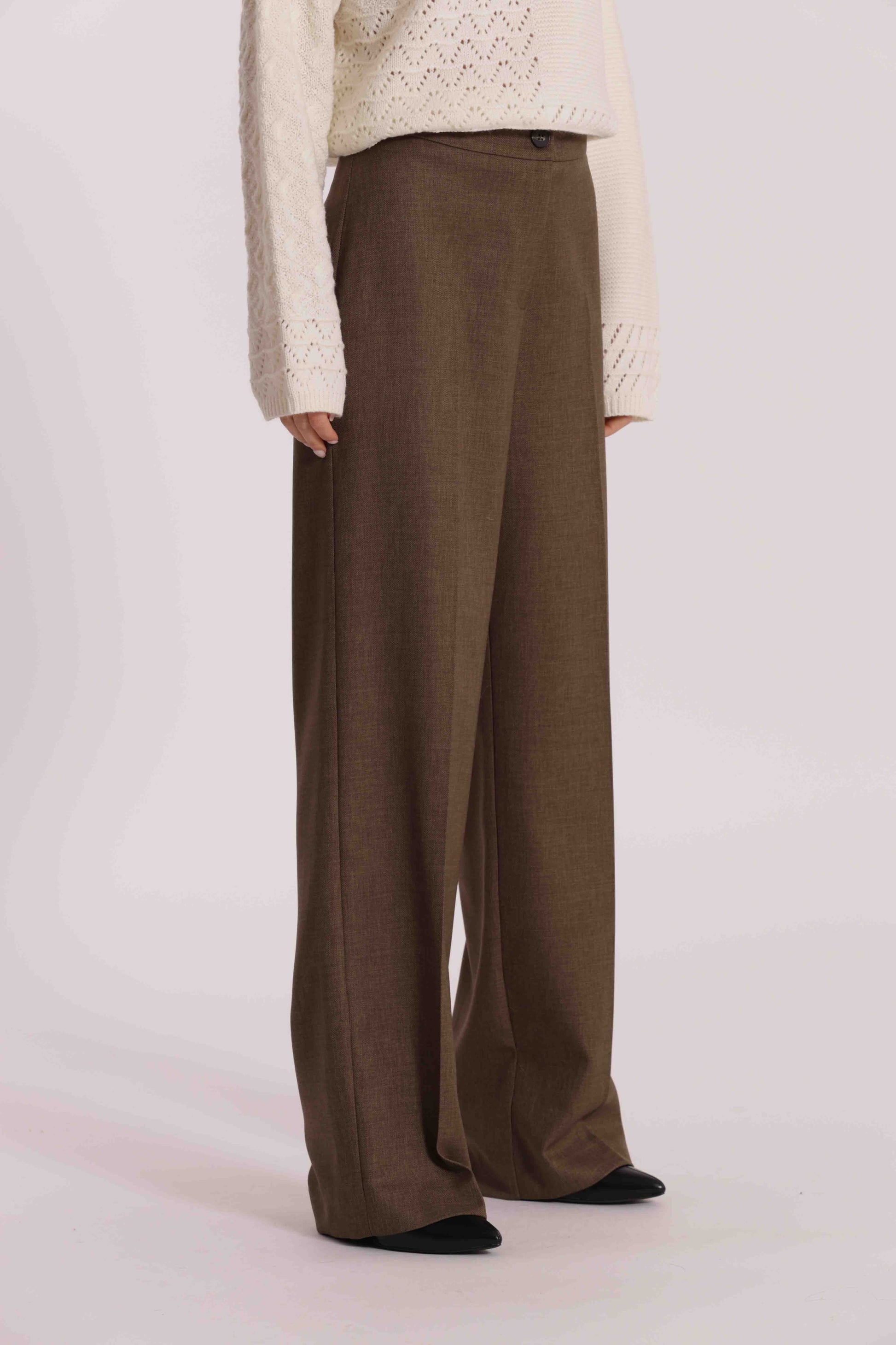 PANTALONE PALAZZO TESSUTO FIAMMATO