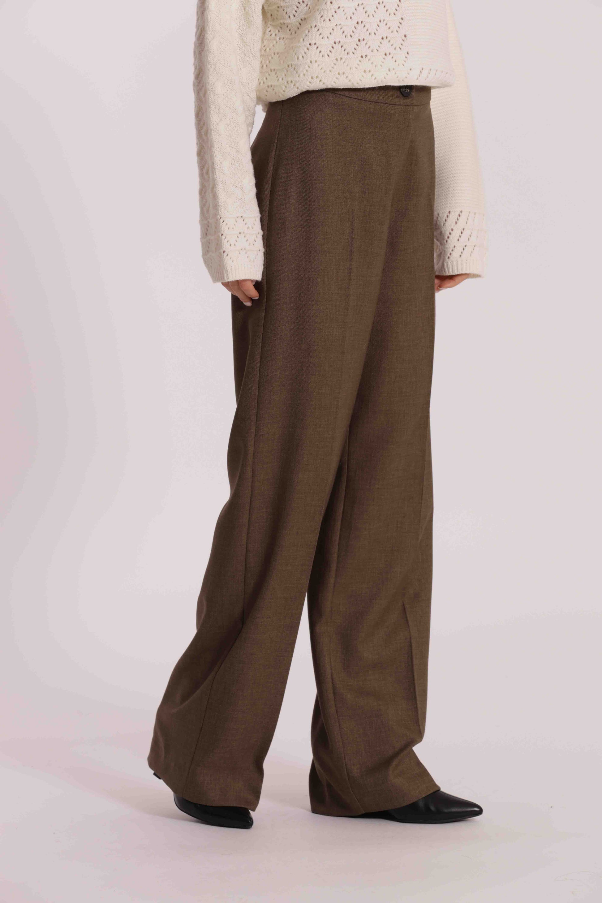 PANTALONE PALAZZO TESSUTO FIAMMATO